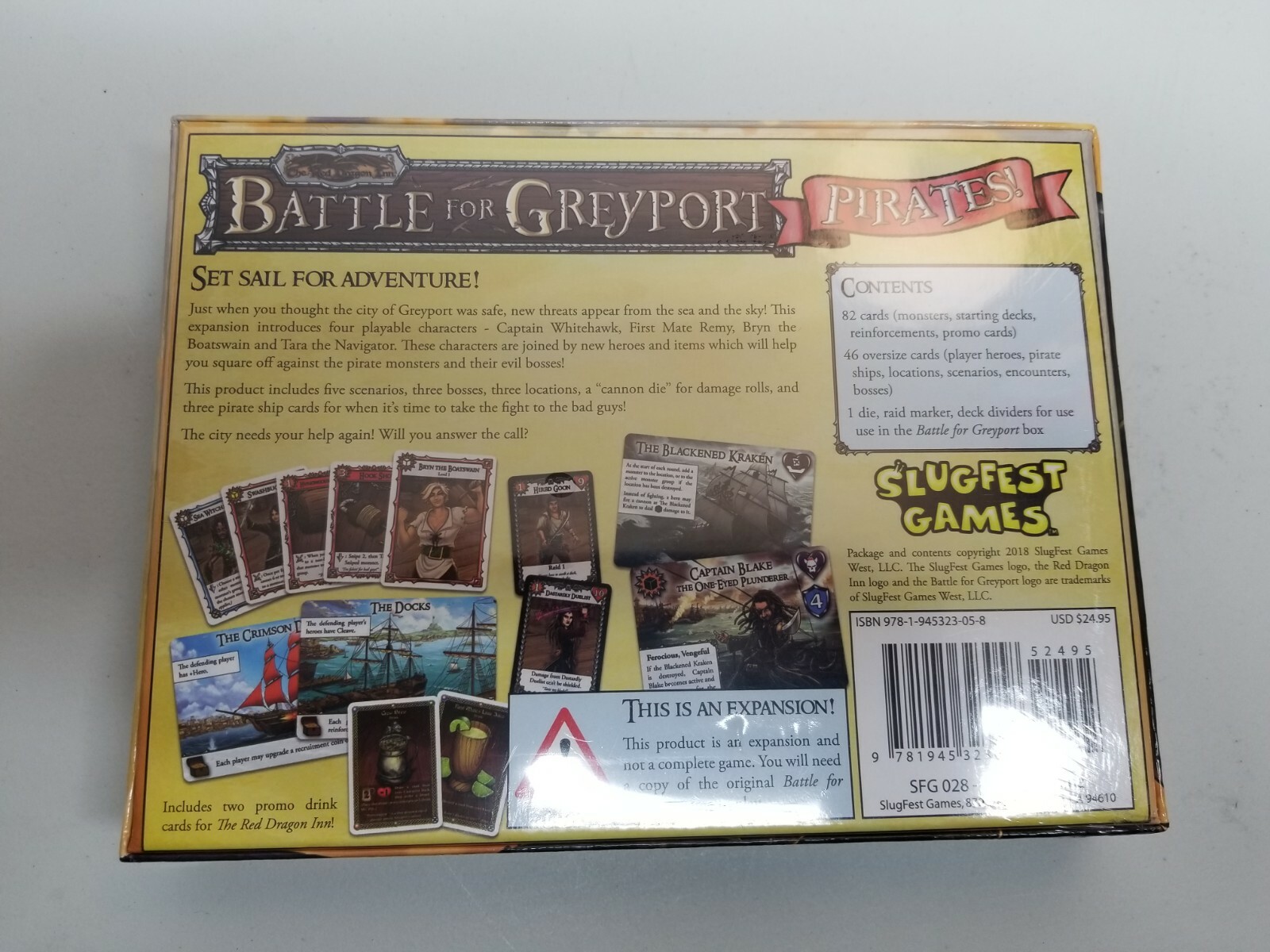 Red Dragon Inn: Battle for Greyport Pirates Expansion SlugFest Games BRAND NEW