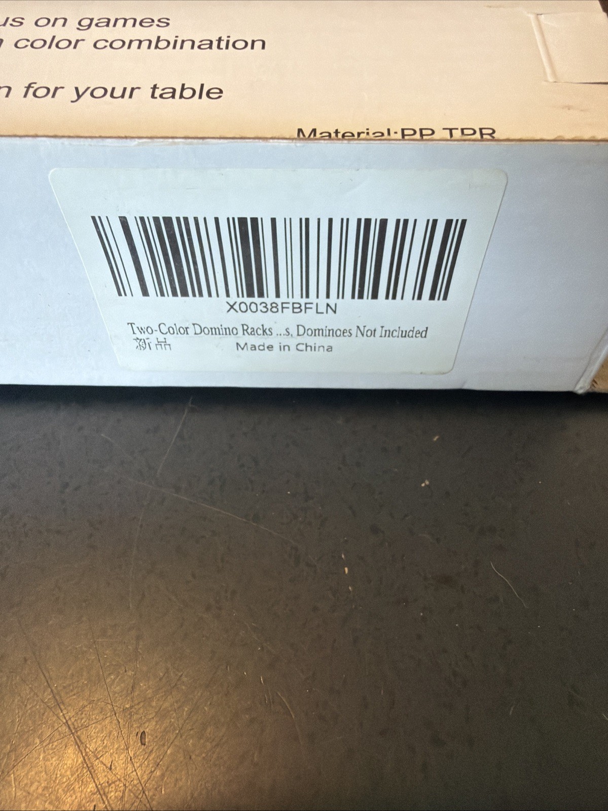 (4) Domino Trays / Racks – Dominos not included