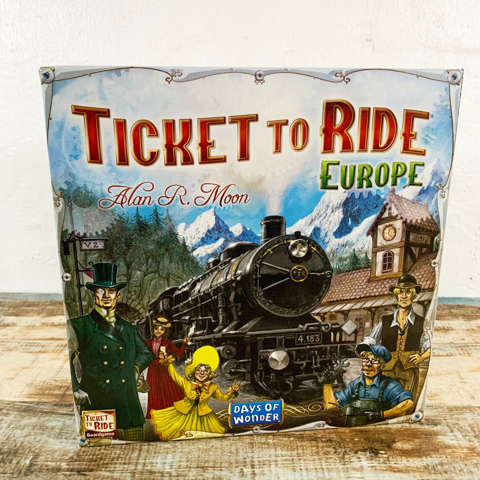 Ticket To Ride Europe Board Game – 100% Complete – 2012 Days of Wonder