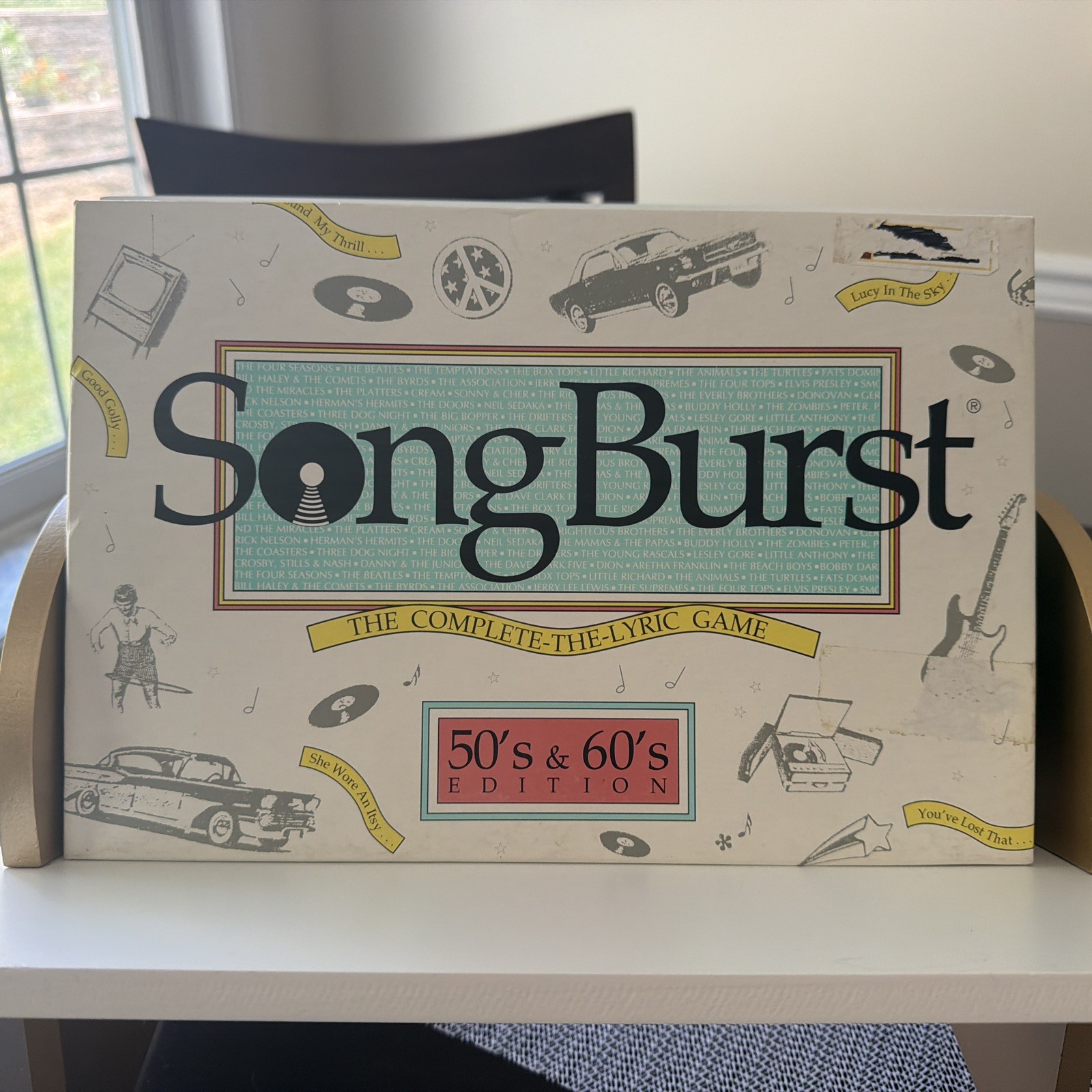 SongBurst Complete-The-Lyric Game 50’s/60’s Edition Music Trivia Complete
