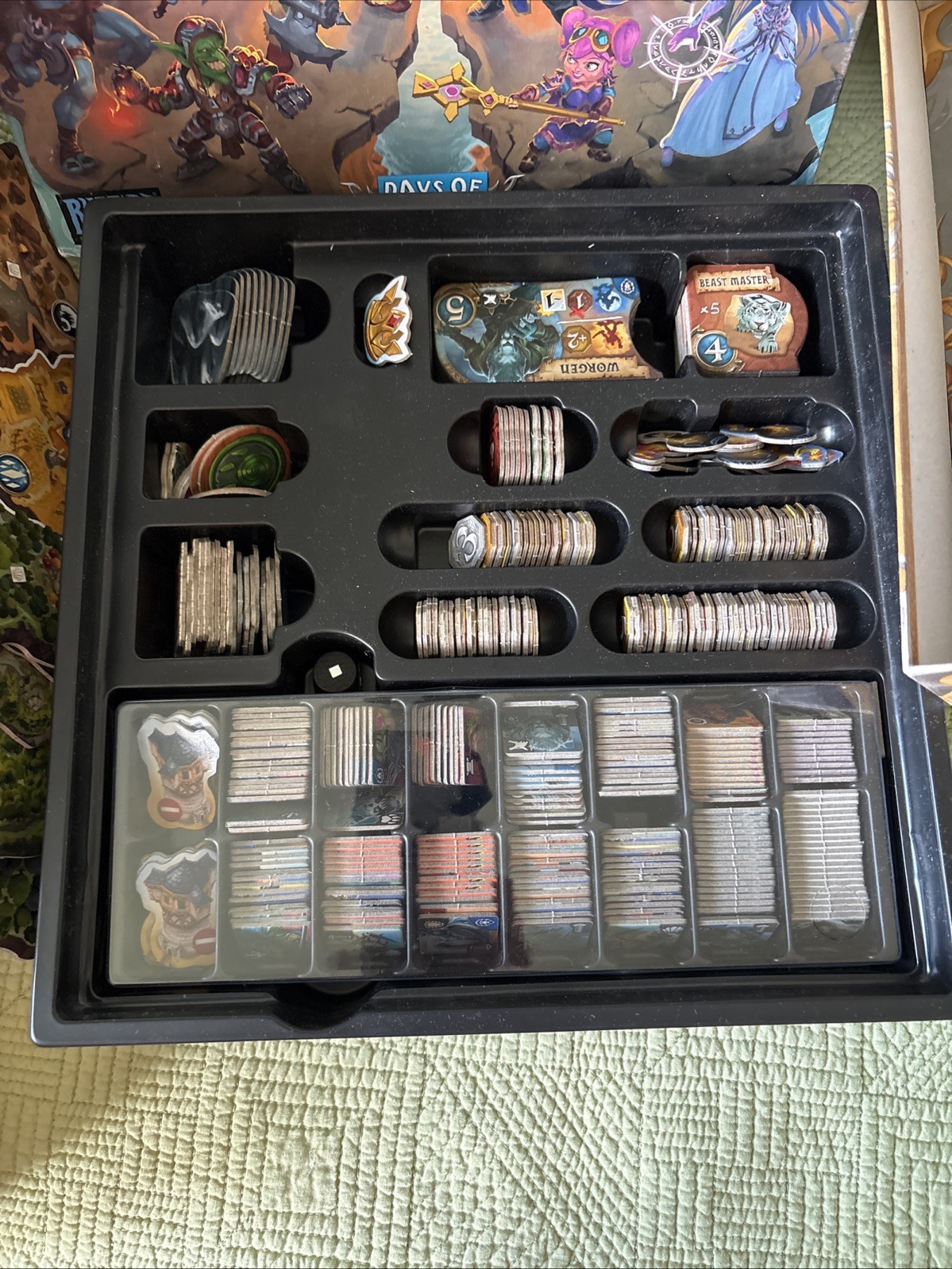 Small World of Warcraft Board Game Lot As-Is Unchecked for Completeness