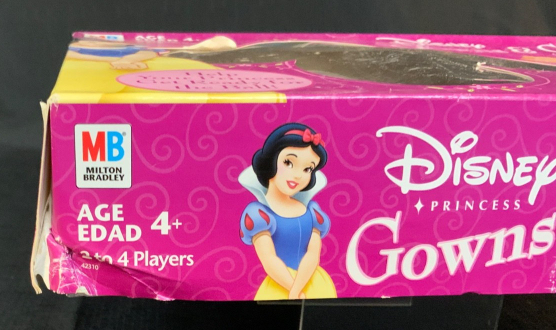 Disney Princess Gowns & Crowns Game, 42310, Milton Bradley, 2005 Hasbro