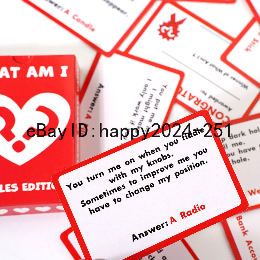 What AM I Game | Award Winning Sex Card Game Command for Adult Couples EDITION