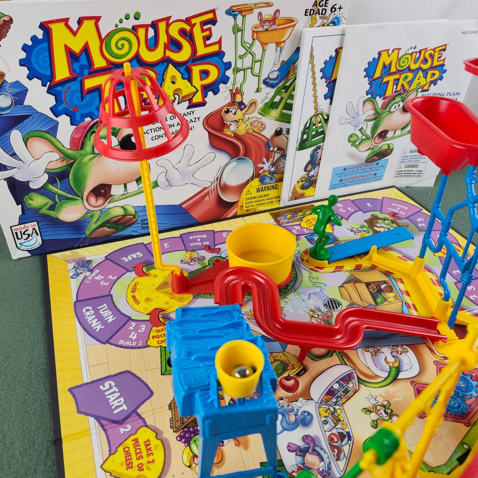 Milton Bradley Hasboro 2005 Mouse Trap Board Game #04657 Complete in Box
