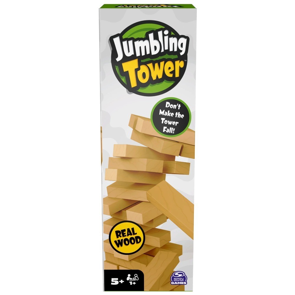 Colorful Wooden Stacking Tower Game for Kids Ages 5 and Up Fun Family Party