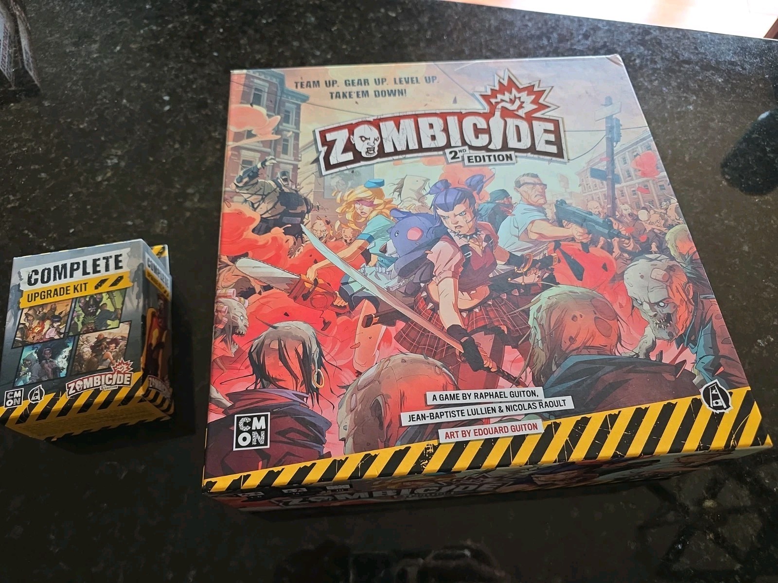 Zombicide 2nd Edition Complete – Upgrade Kit, Mini Holders, Two 3D Cars Lot!