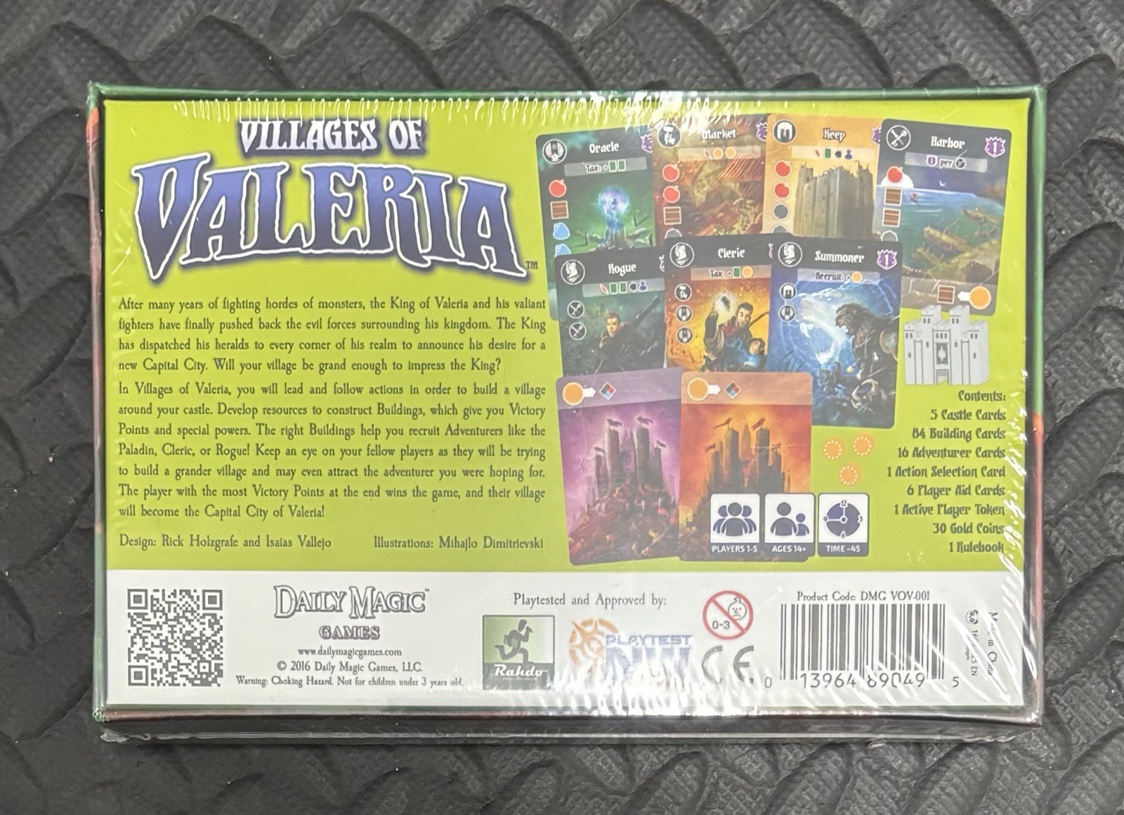 Villages of Valeria Card Game by Daily Magic Games Strategy Brand New Sealed