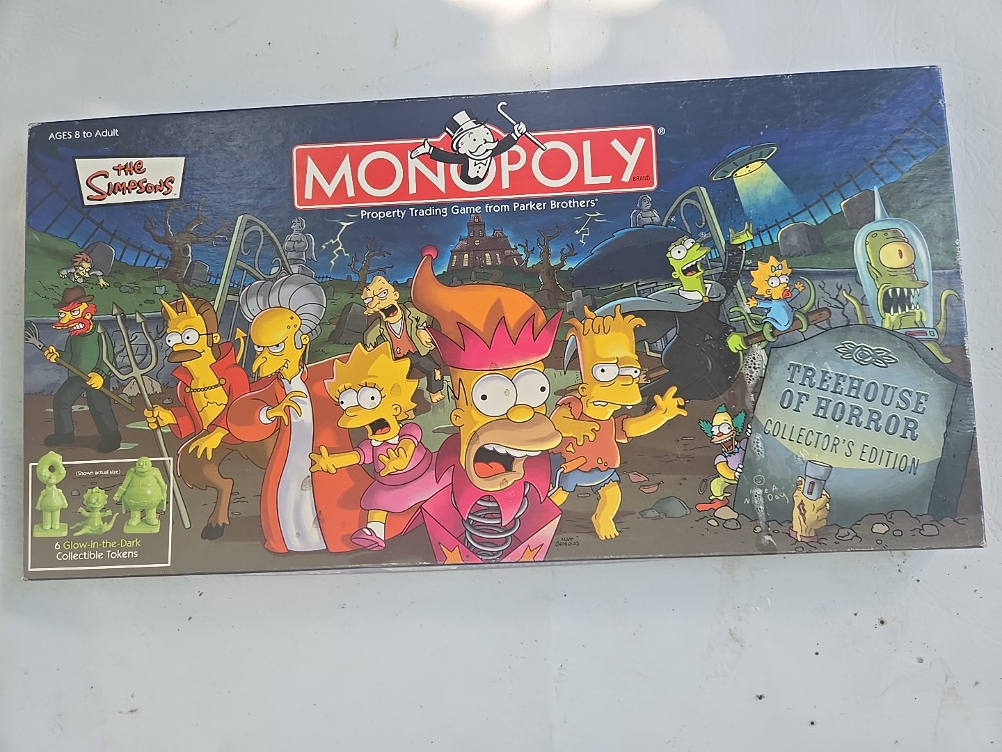 The Simpsons Treehouse of Horror Monopoly Board Game Collector’s Edition 2005 VG