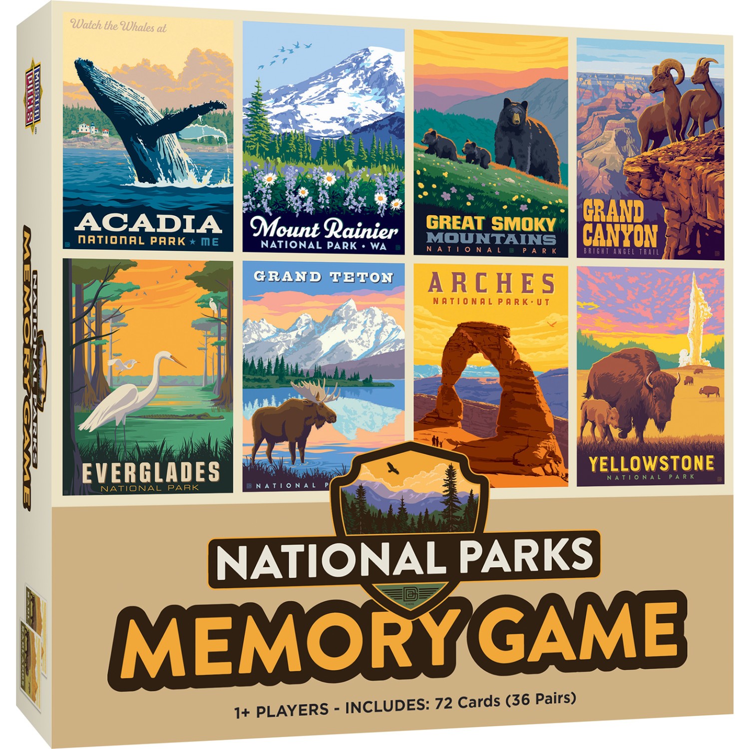 MasterPieces – National Parks Officially Licensed Memory Game