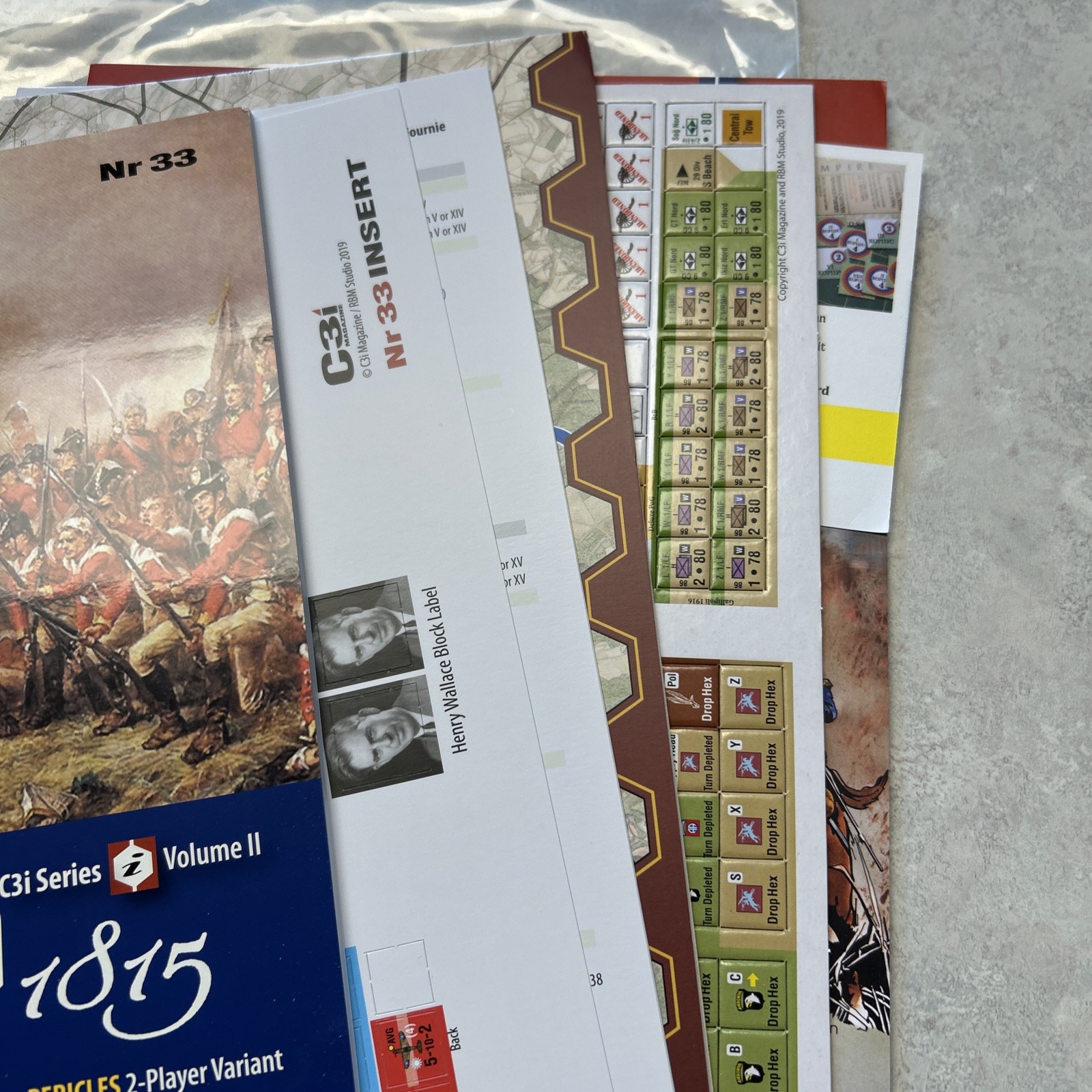 C3i Magazine Issue 33 Waterloo Campaign 1815 Mark Herman RBM Studio 2019