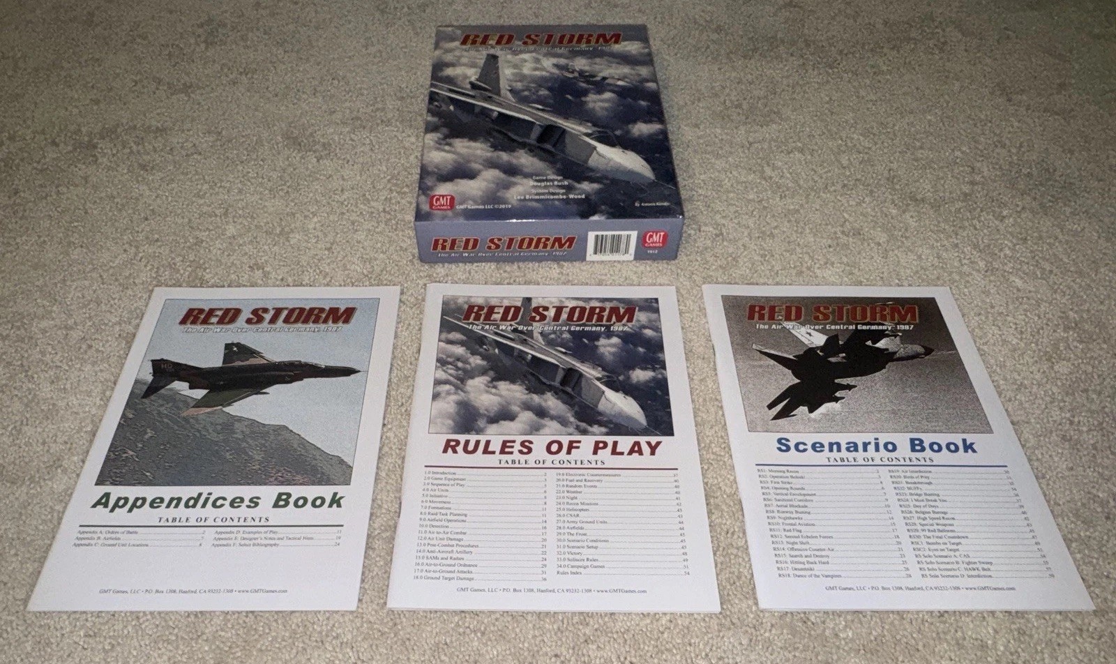 Red Storm | GMT Games | 2019 | 95% UNPUNCHED + EXTRA COUNTERS!