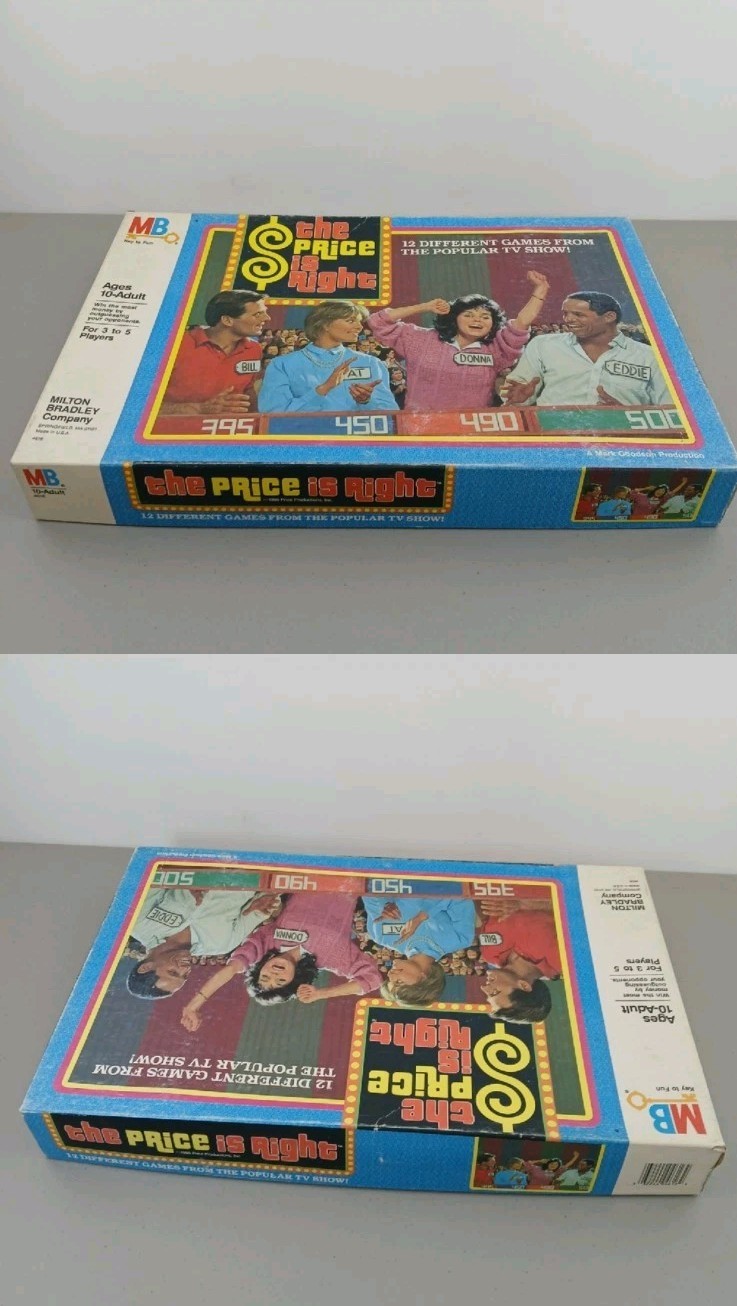 VTG 1986 The Price Is Right Game (12 Games) Milton Bradley 100% COMPLETE