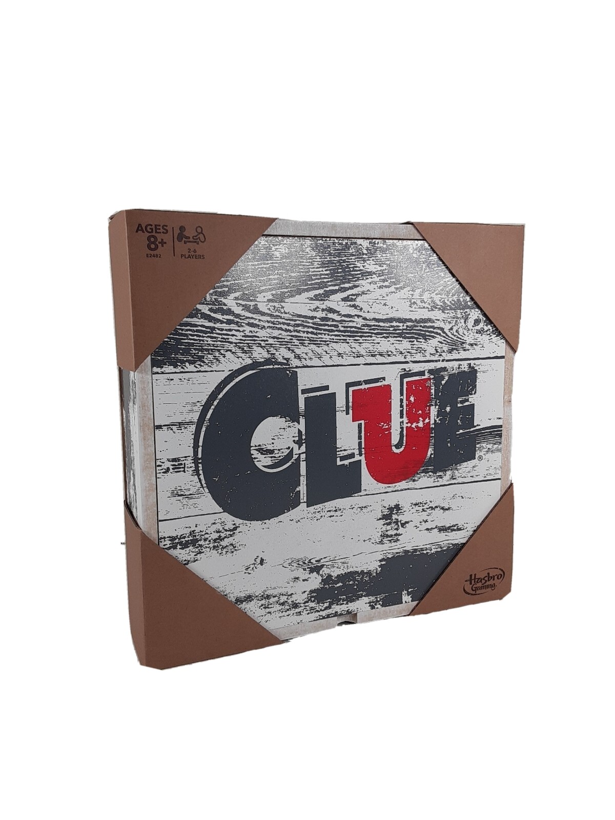 Hasbro CLUE Rustic Edition Collectible Wood Box Crime Board Game Parker Brothers