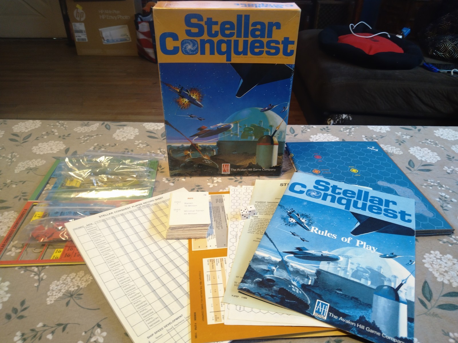 Avalon Hill Games – Stellar Conquest – Role Playing Game 1984 Complete