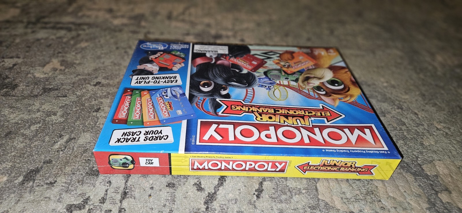 Monopoly Junior Electronic Banking (2017) Ages 5+ Brand New Factory Sealed!!!