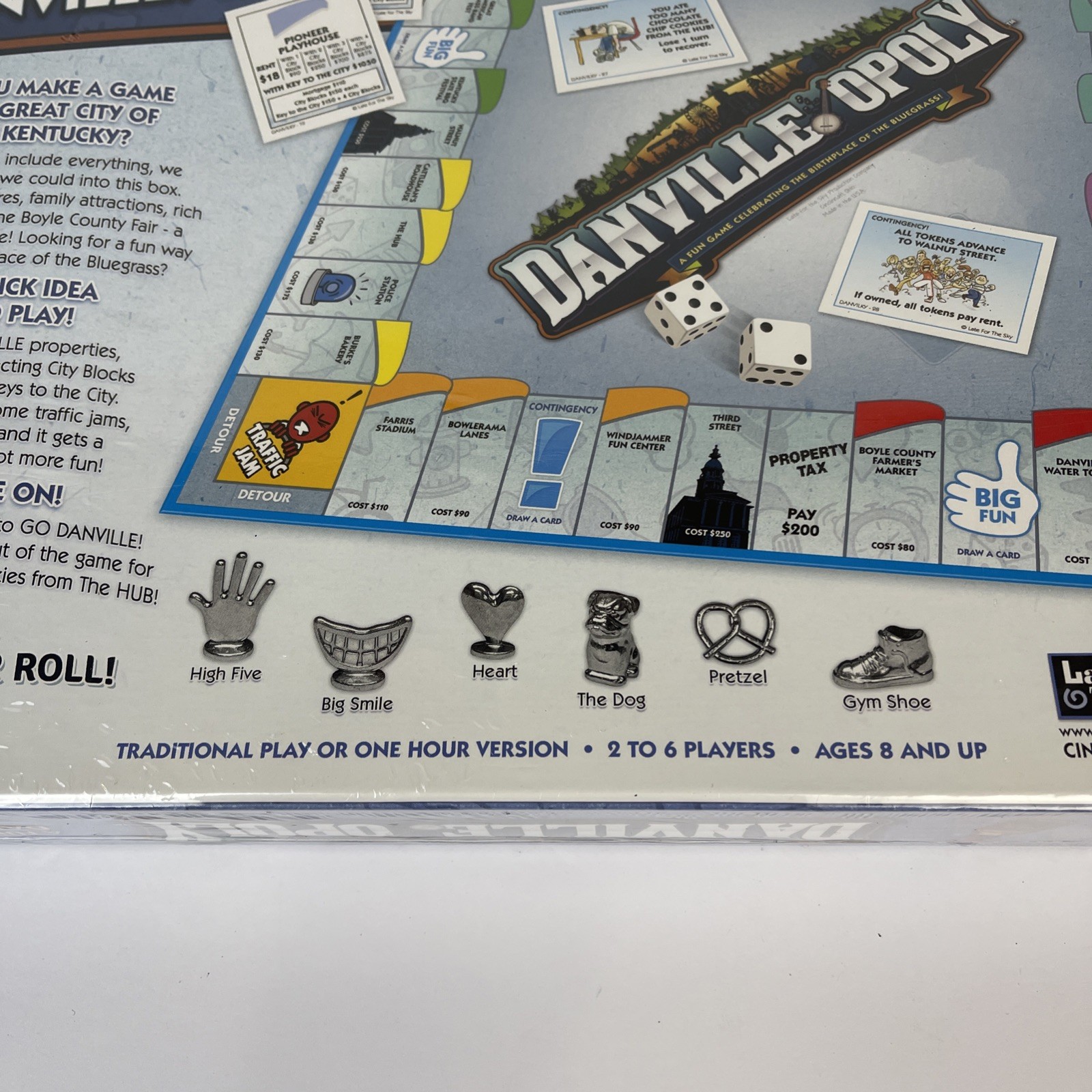 Danville Opoly Monopoly Game by Late for the Sky Danville Kentucky New Sealed