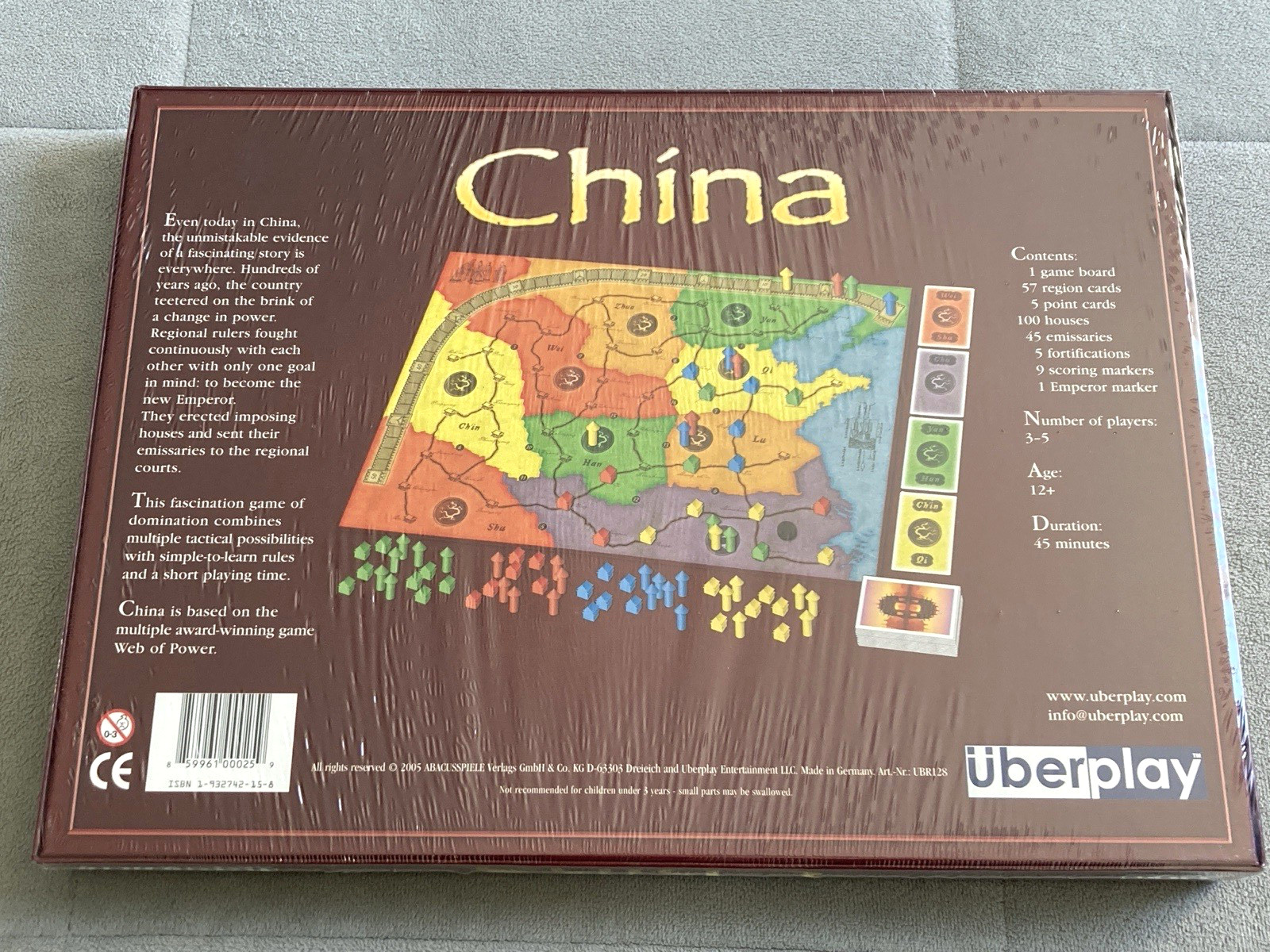 China (2005) Board Game by Michael Schacht – NEW SEALED IN SHRINK