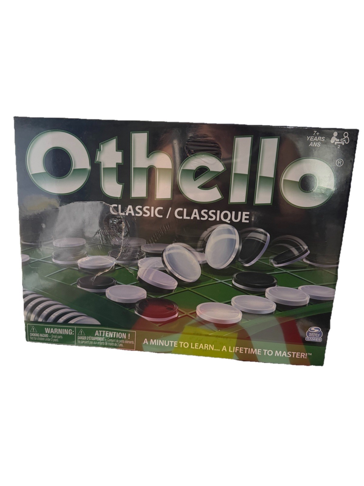 Othello Classic Family Strategy Board Game 2 Player Reversi Brain Teaser nwbd