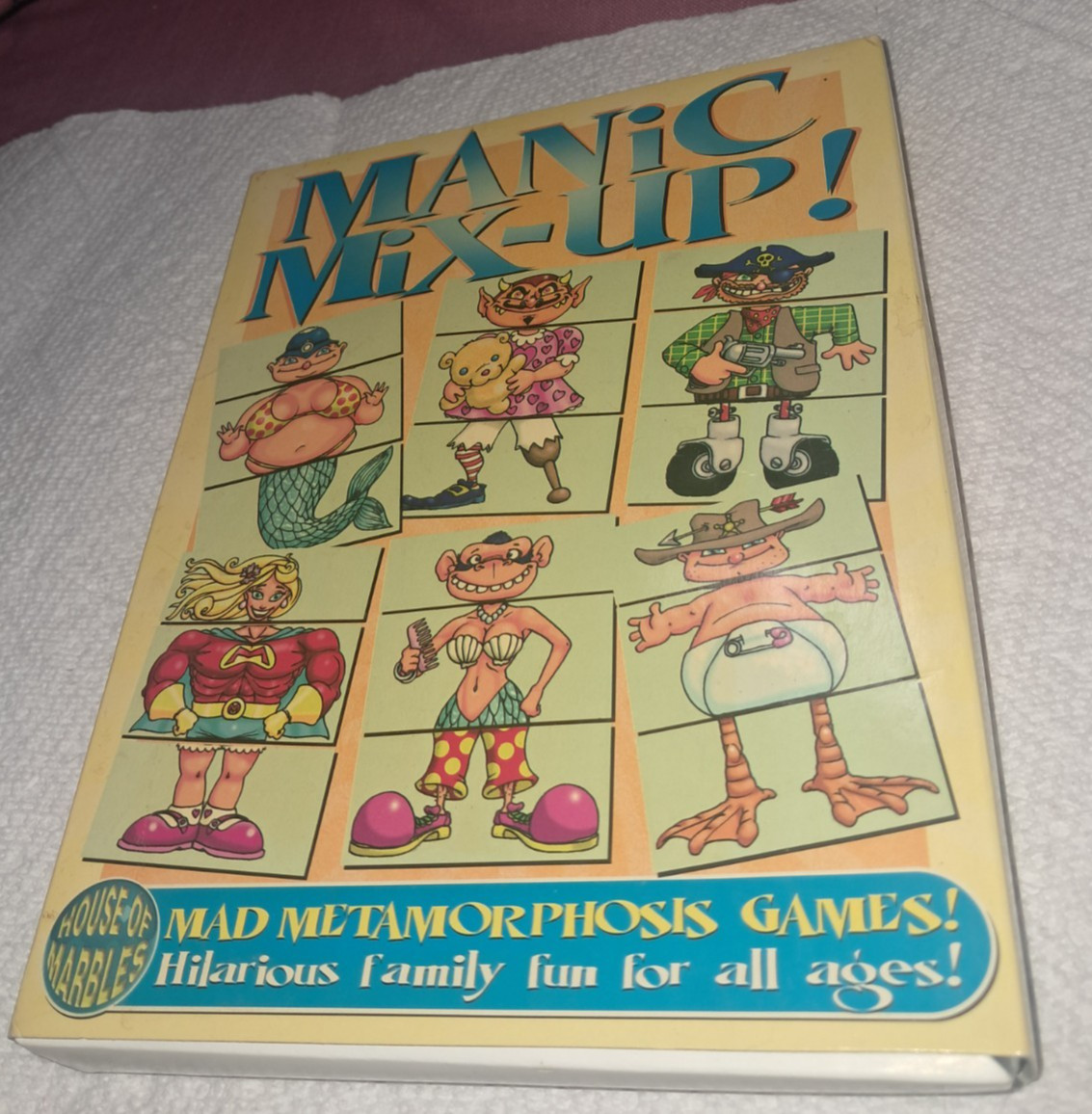 Manic Mix-up Mad Metamorphosis Games House of Marbles Memory Match all Ages