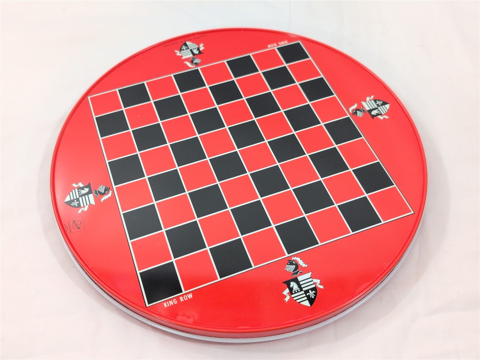 Vintage OHIO ART CHINESE CHECKERS AND REGULAR CHECKERS Game #537-ORIGINAL BOX