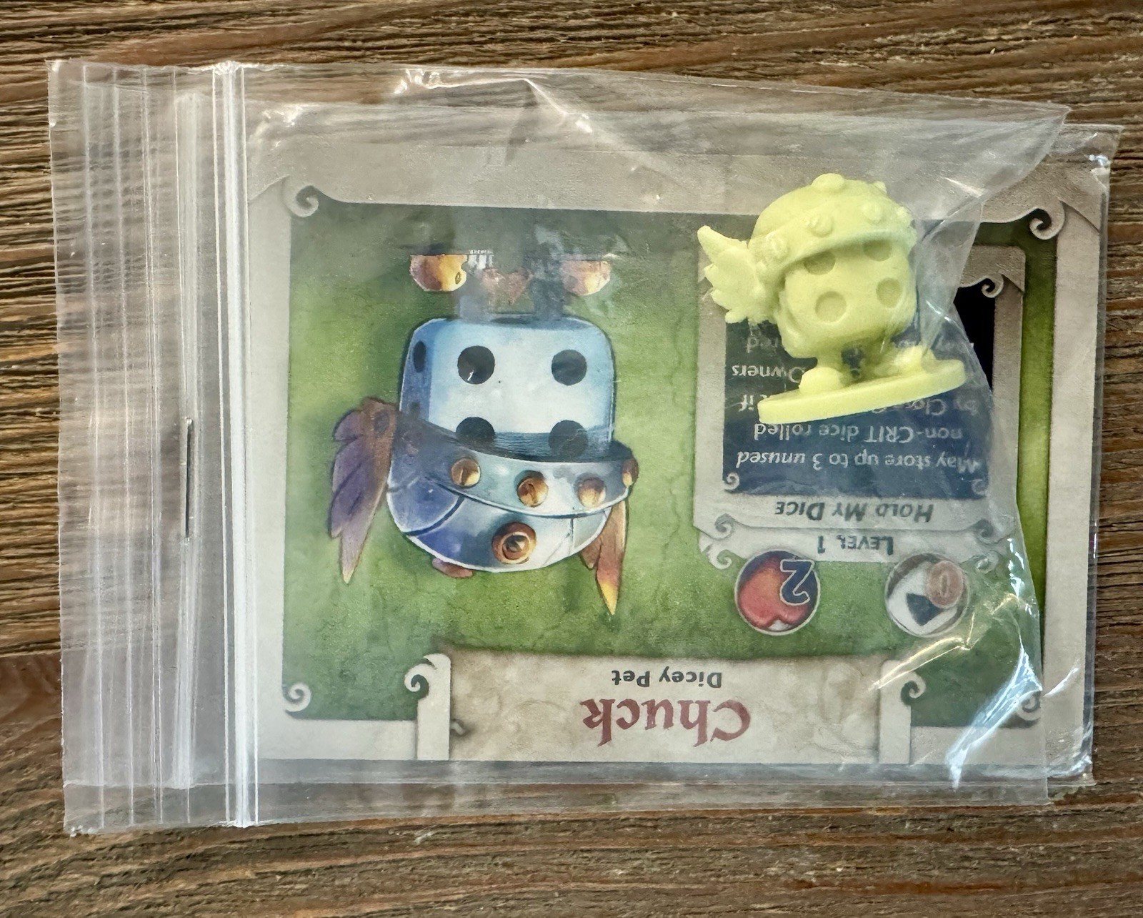 Arcadia Quest Promo Mini CHUCK Kickstarter Exclusive Dice Tower CMON Inferno Pet