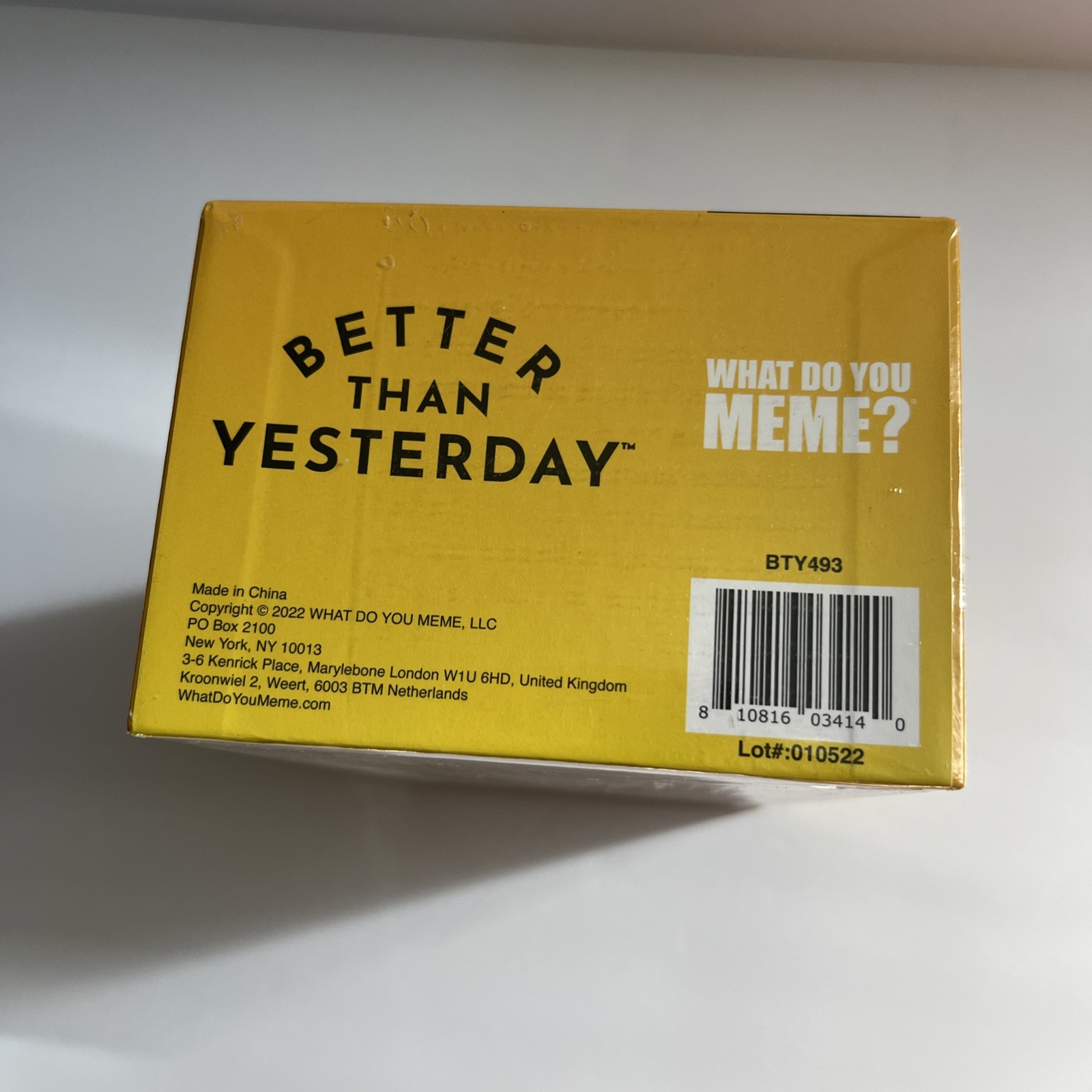 Better Than Yesterday 365 Daily Challenges Life Fullfilling Game Meme NEW Sealed