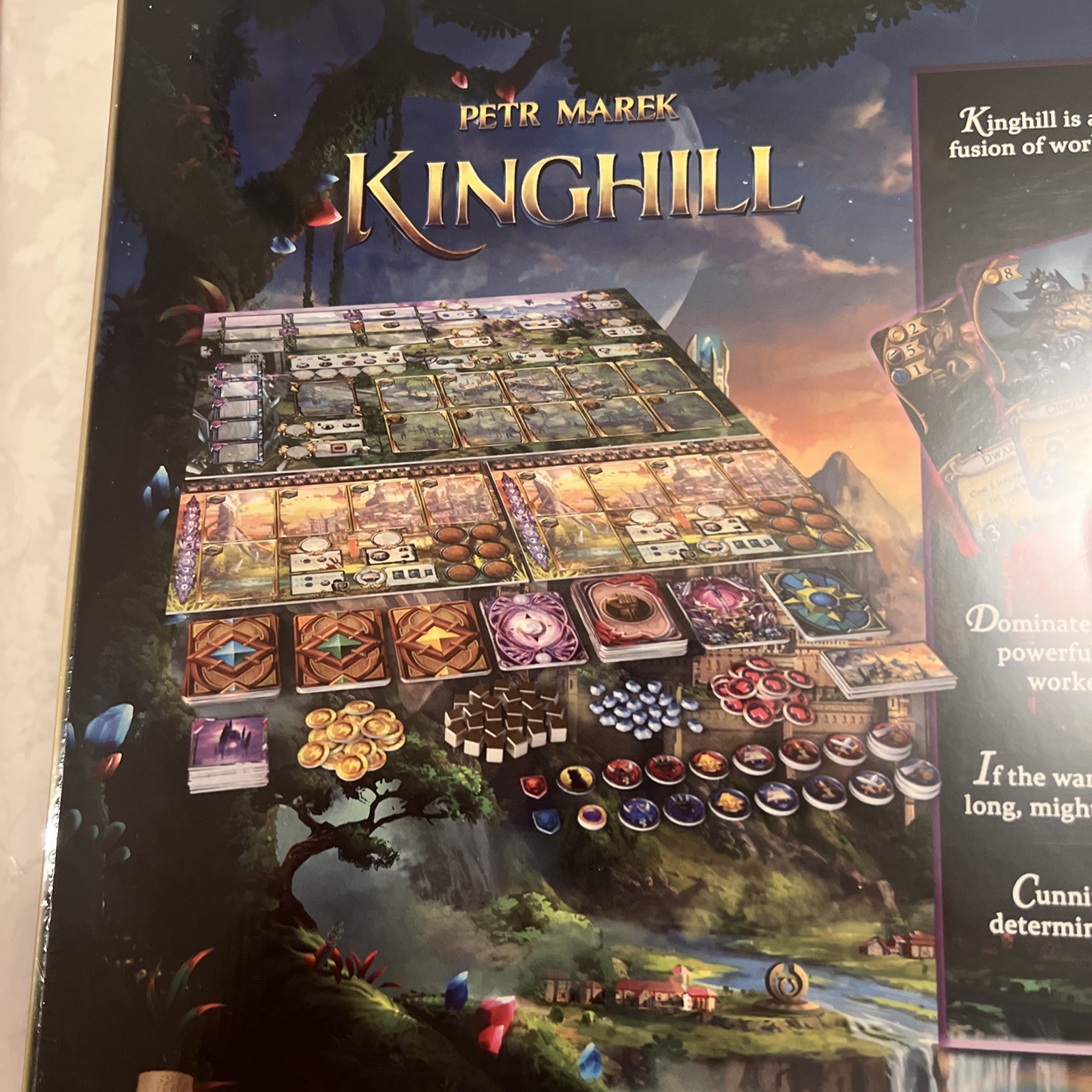 Violet Dragon Strategy Games Kinghill Board Game Petr Marek