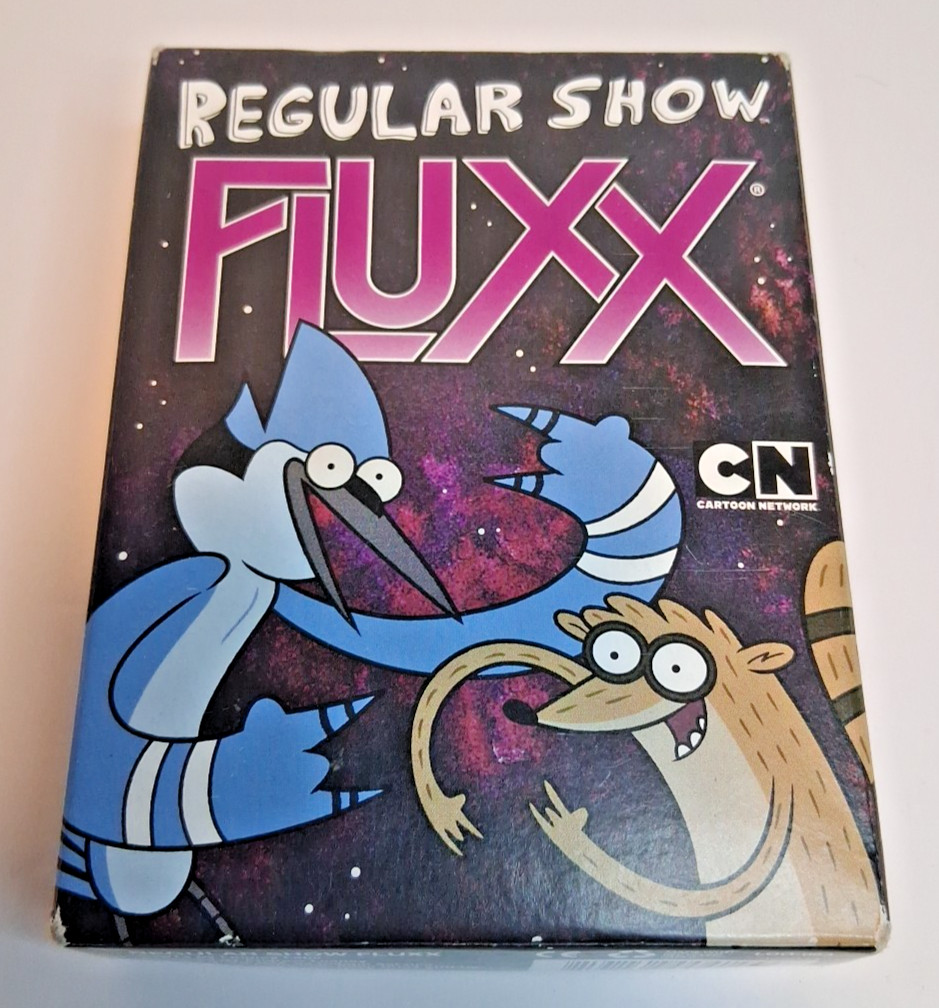 Regular Show Fluxx Card Game Cartoon Network Looney Labs Complete w/ Box