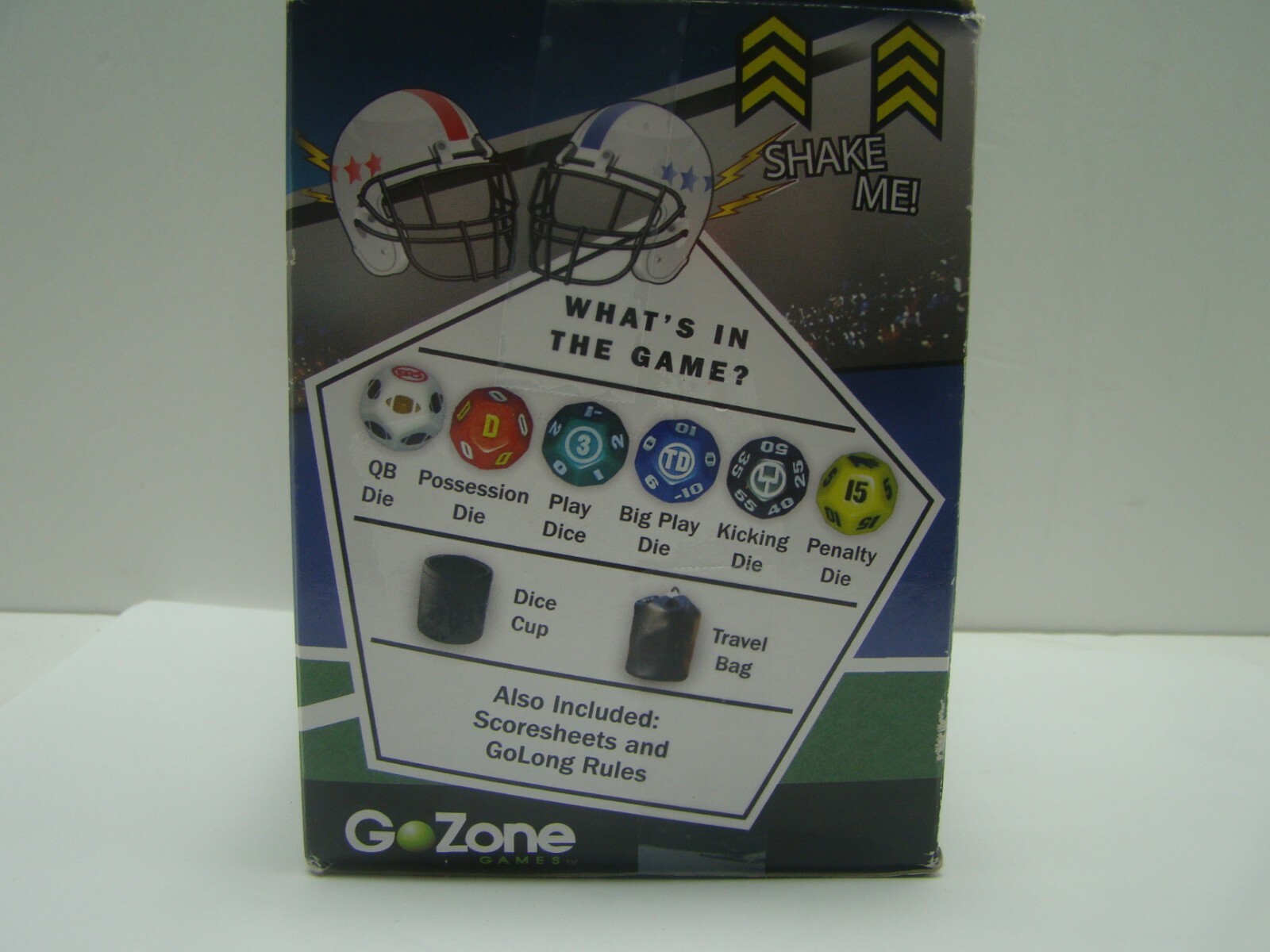 Go Long Football Dice Game
