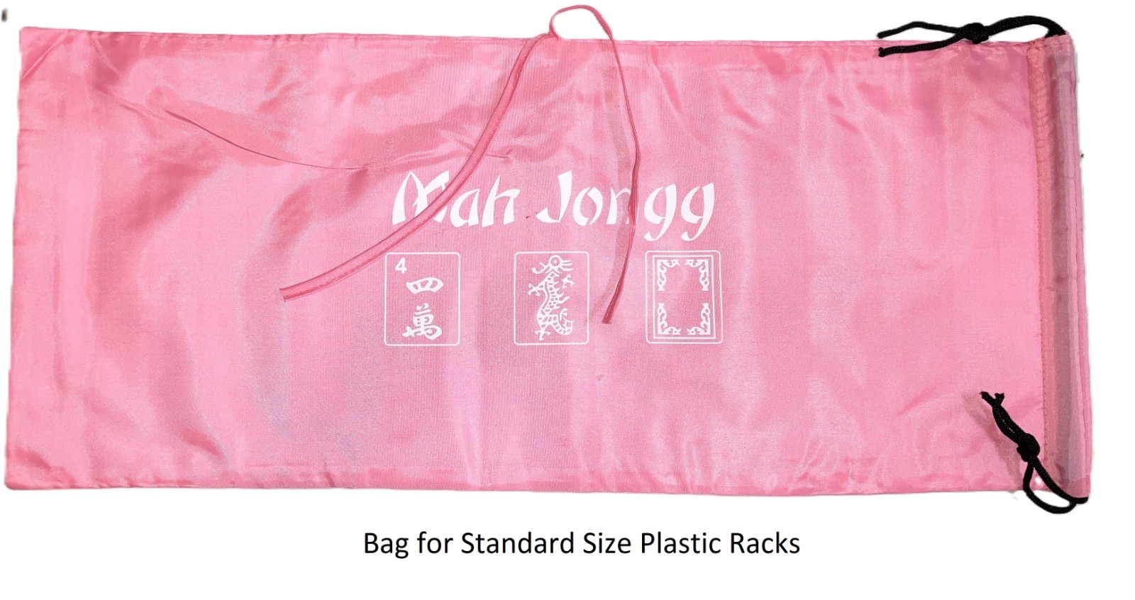 Mahjong Mahj Mah jong Carry PINK Empty Bag + 2 Pouches for Tiles + Bag for Rack