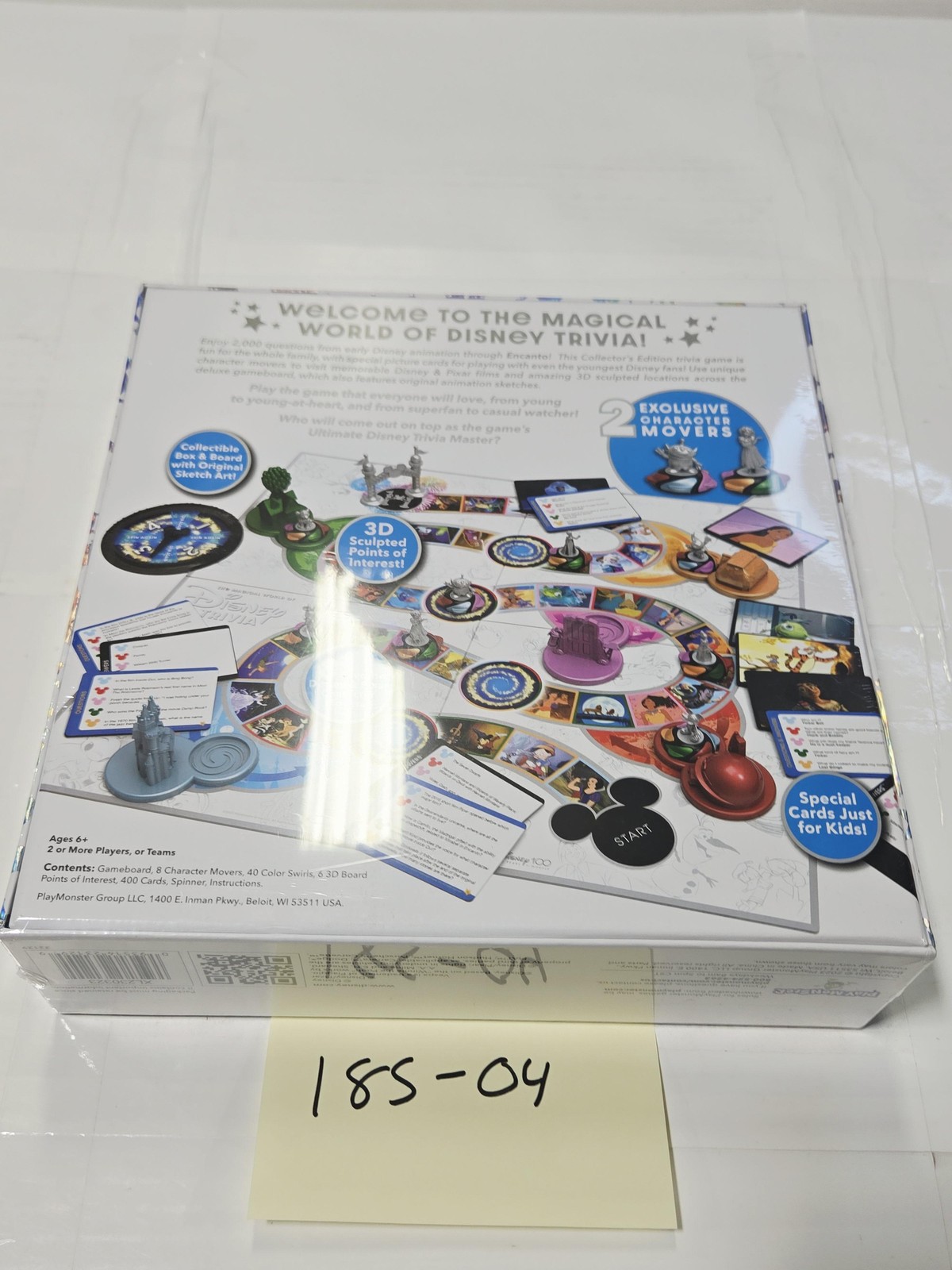 PlayMonster The Magical World Of Disney Trivia Game 2+ Players 6+ New Sealed