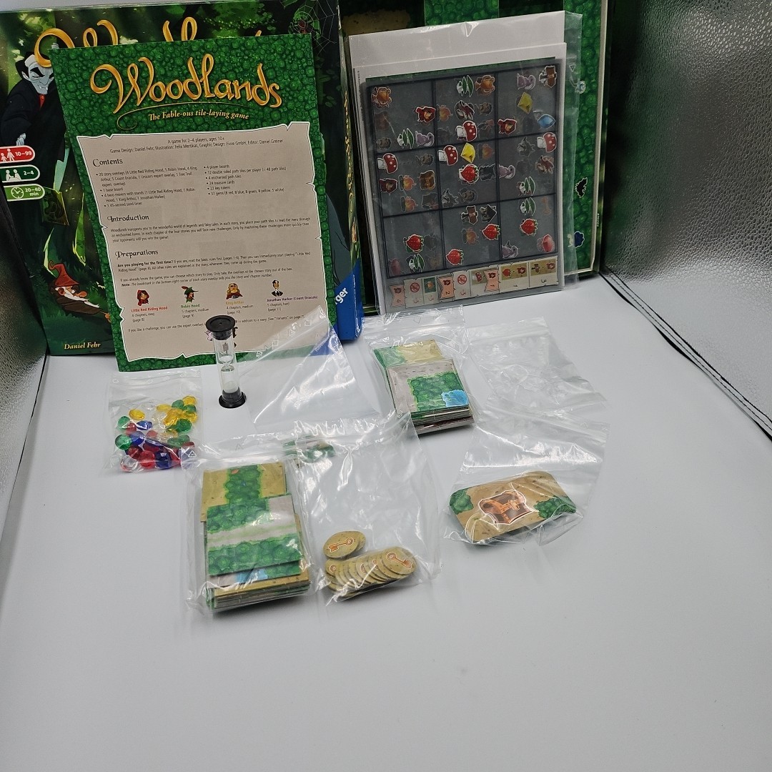Woodlands Fable-ous Tile Laying Game Ravensburger Complete Daniel Fehe 2018 READ