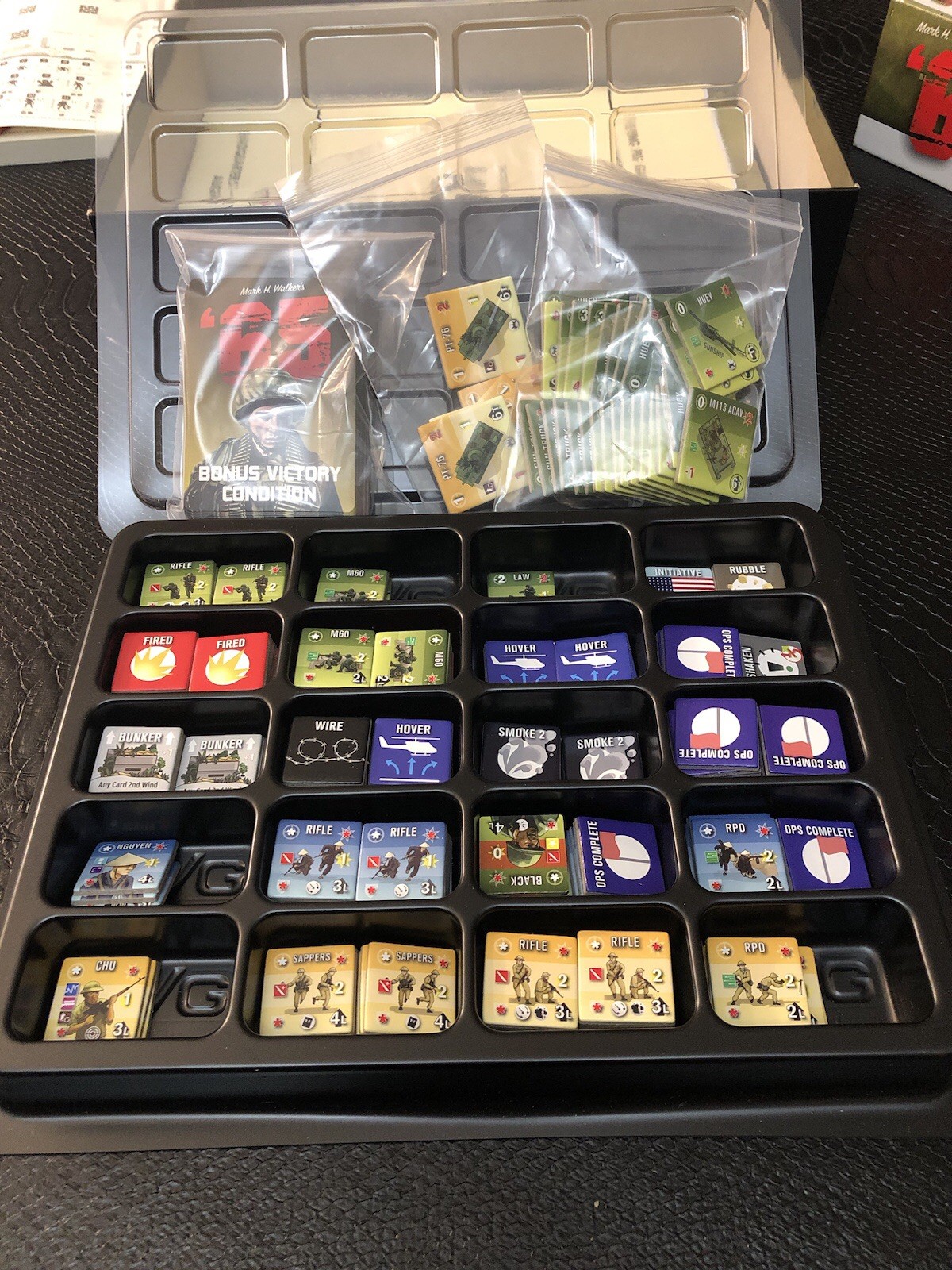 Flying Pig ‘65 Vietnam Squad-Level Board Game: Mini/Complete, Unplayed