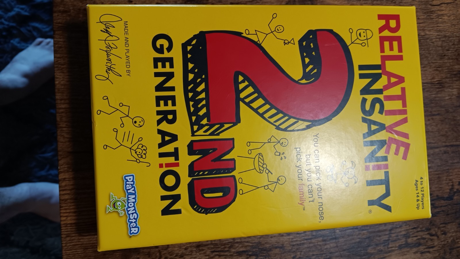 Relative Insanity 2nd Generation Party Game Ages 14 + 4-12 Players NEW Sealed