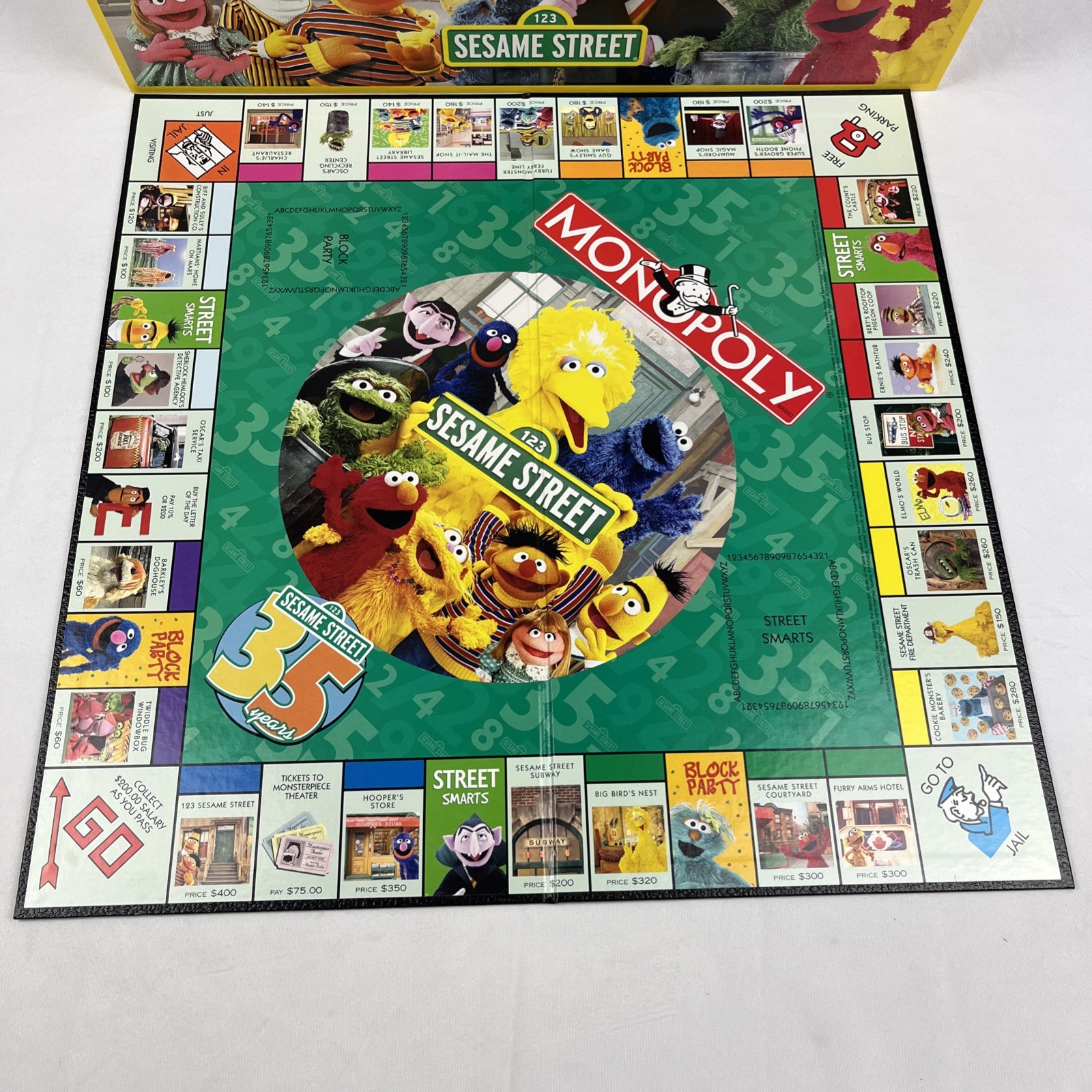 Monopoly Sesame Street 35 Years 2004 Hasbro 100% Complete in packaging