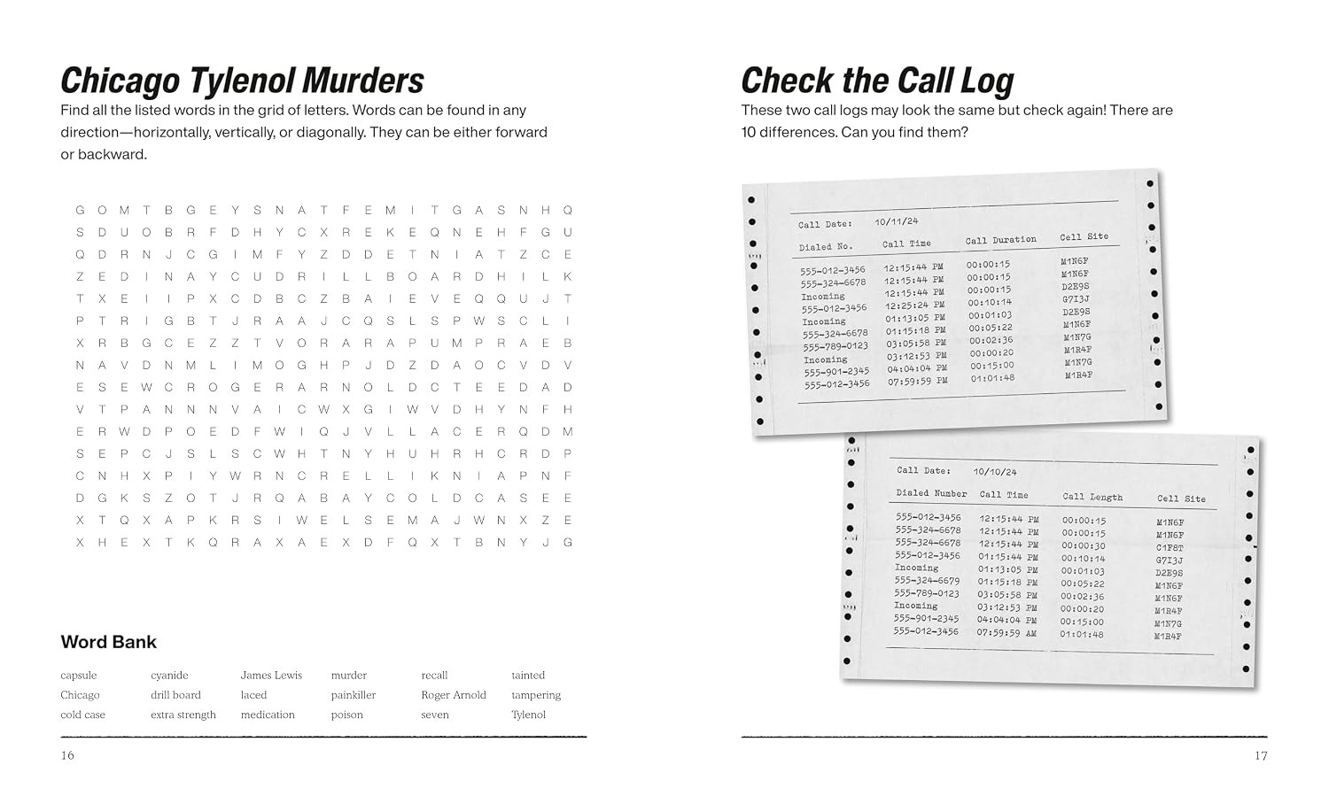 True Crime Trivia & Activity Book: Untangle the Secrets behind History’S Most Gr