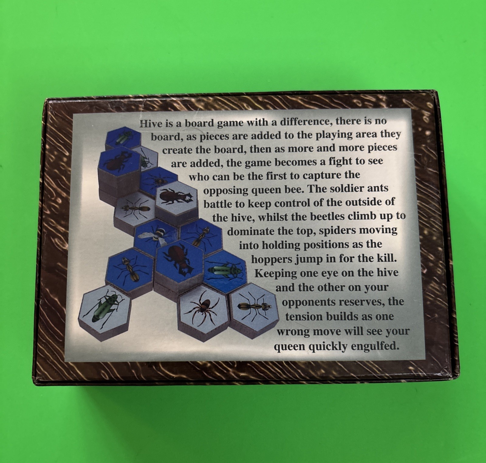 Hive John Yianni Gen42 Four Two Year 2000 Original Wood Tile Game 22 Pieces HTF