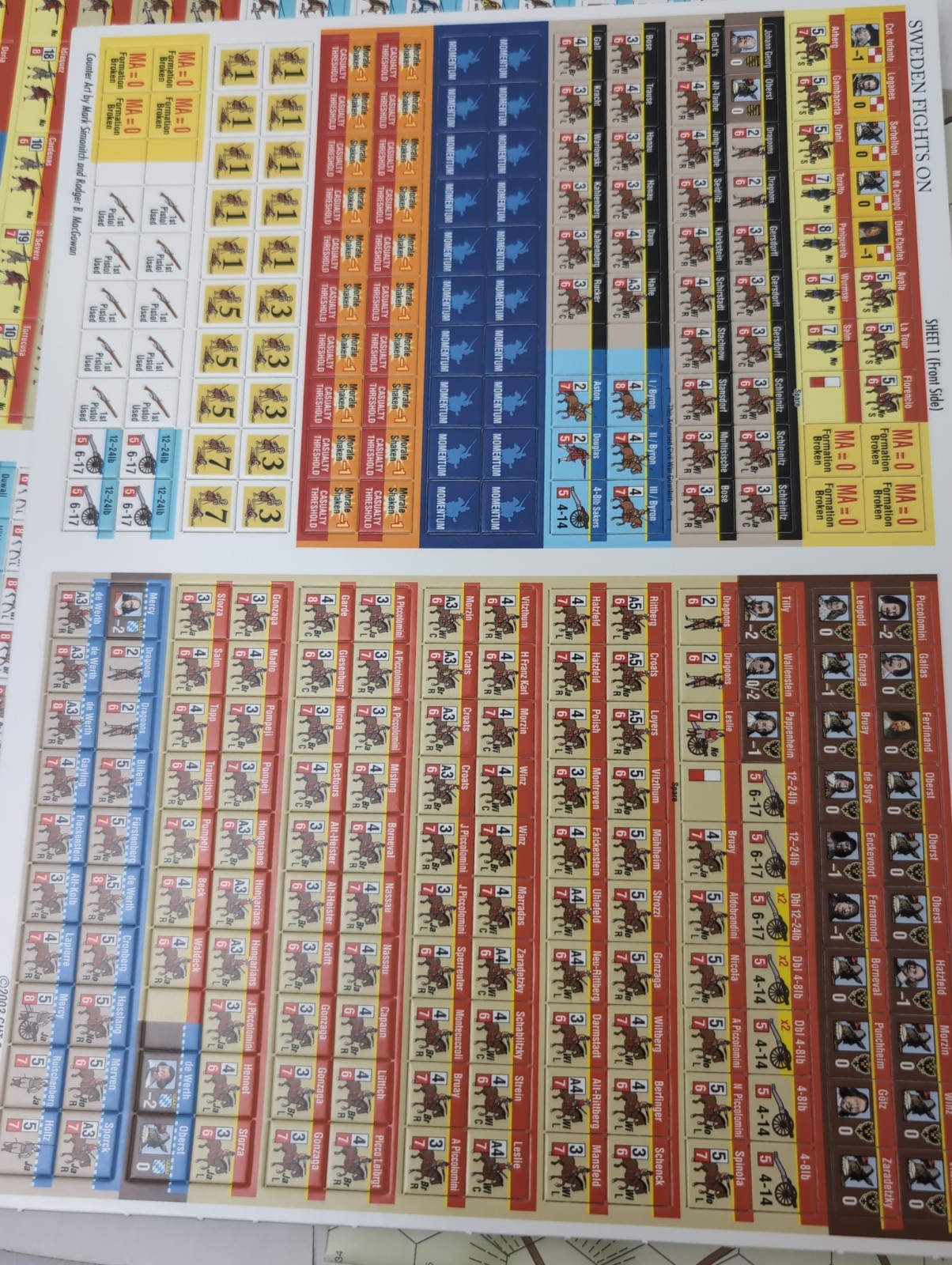 SWEDEN FIGHTS ON Four Battles Of The 30 Years War #0302- GMT – NOS Unpunched