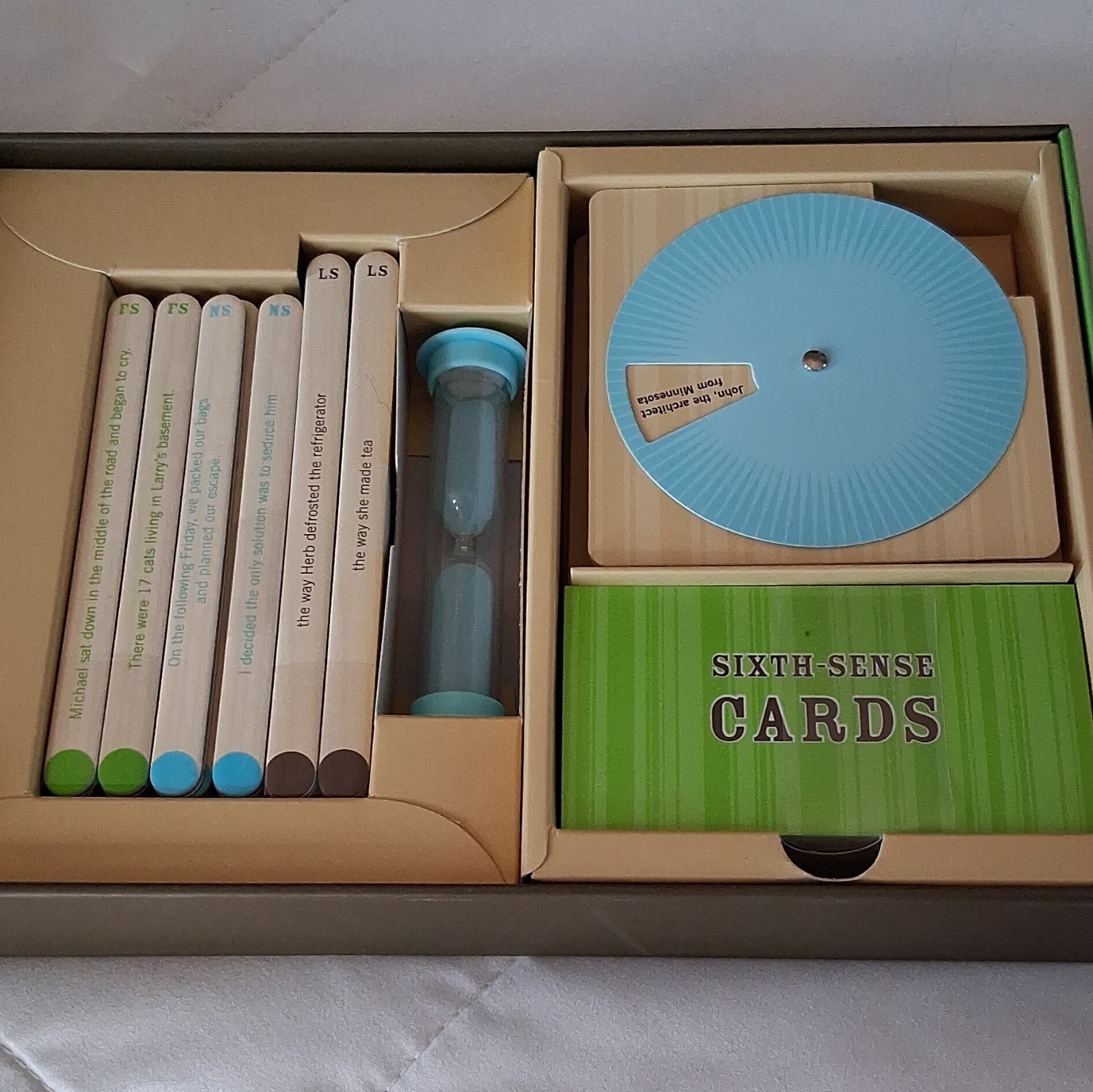 Chronicle Books The Writer’s Toolbox Writing Game Sixth-Sense Cards 2007