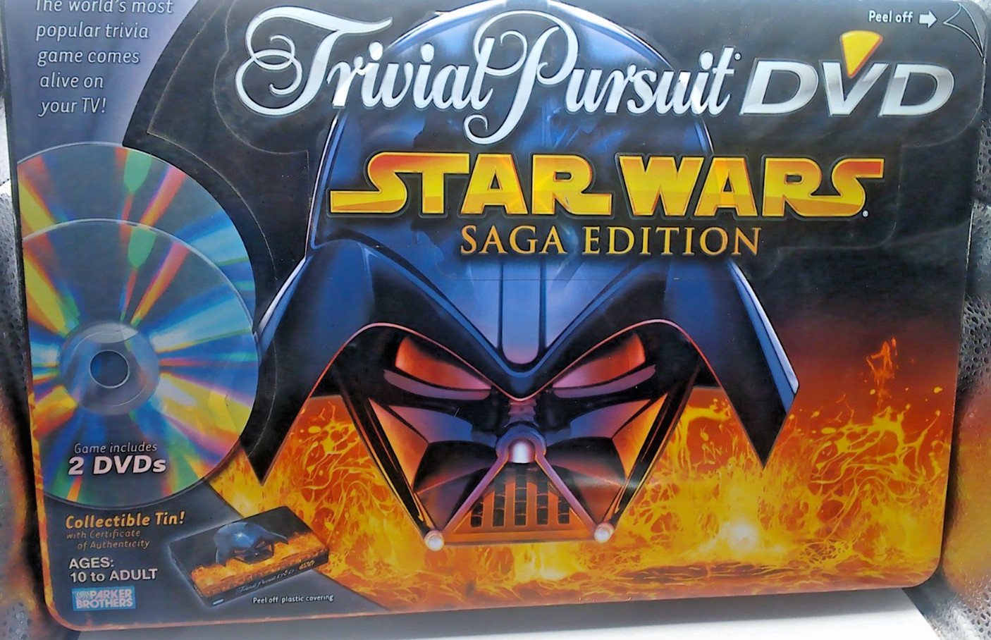Star Wars Trivial Pursuit DVD Game, Saga Edition, 2005, 100% Complete