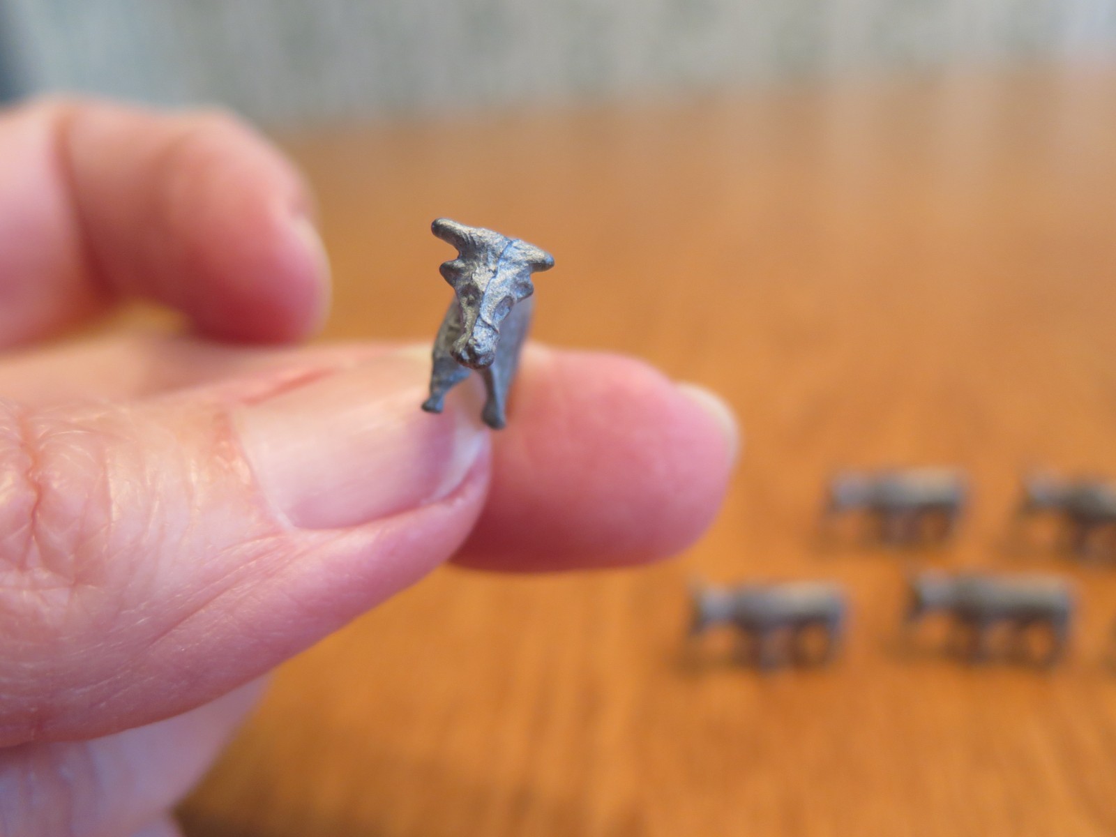 Vintage Board Game Tokens Game Pieces? Miniature Pewter Figurines? Lot of 24 Pcs
