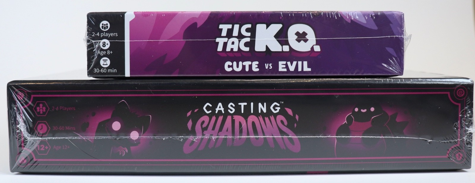 Casting Shadows + Tic Tac KO Cute Vs Evil Unstable Games Strategy 2-4players NEW