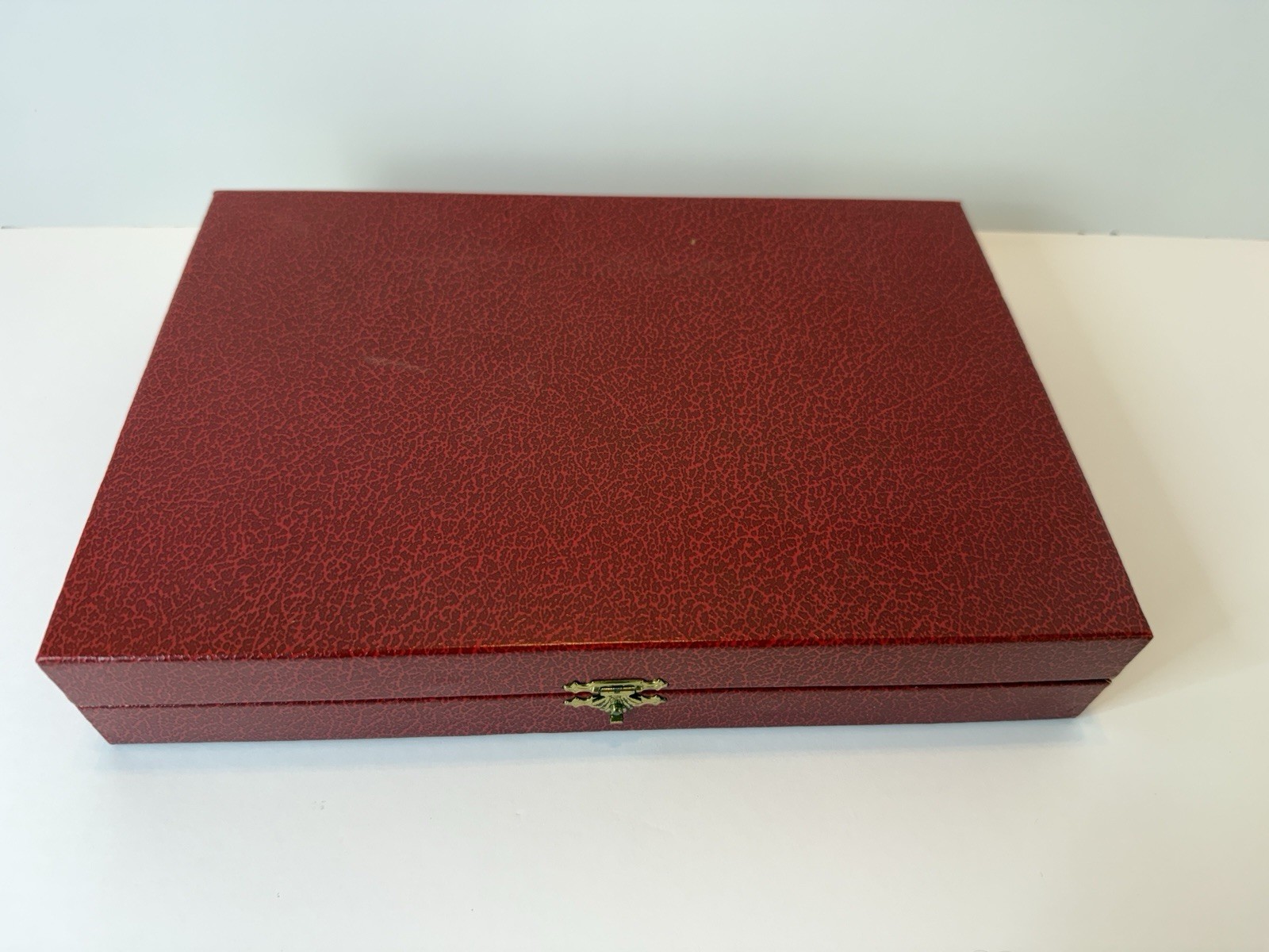 Design Philipp Sweden Backgammon Set Red Case Cork Board JC Penney Magnetic VTG