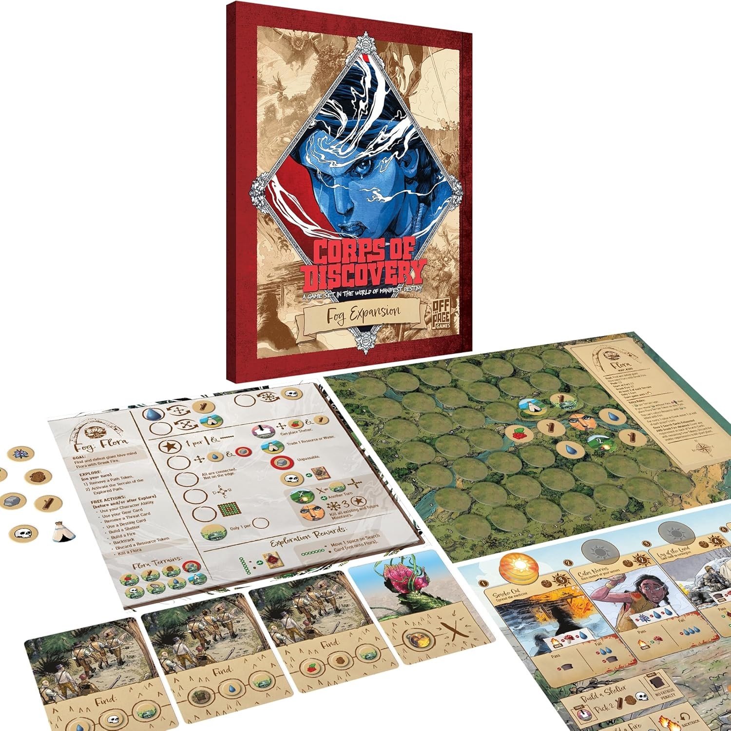Corps of Discovery: Fog Expansion by Off the Page Games – SEALED