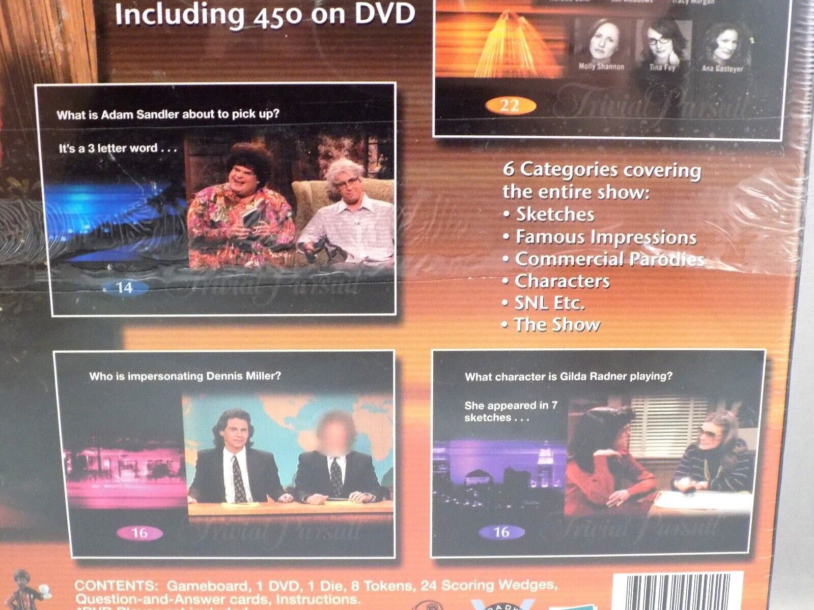 TRIVIAL PURSUIT SNL EDITION DVD TRIVIA BOARD GAME SATURDAY NIGHT LIVE NEW B01