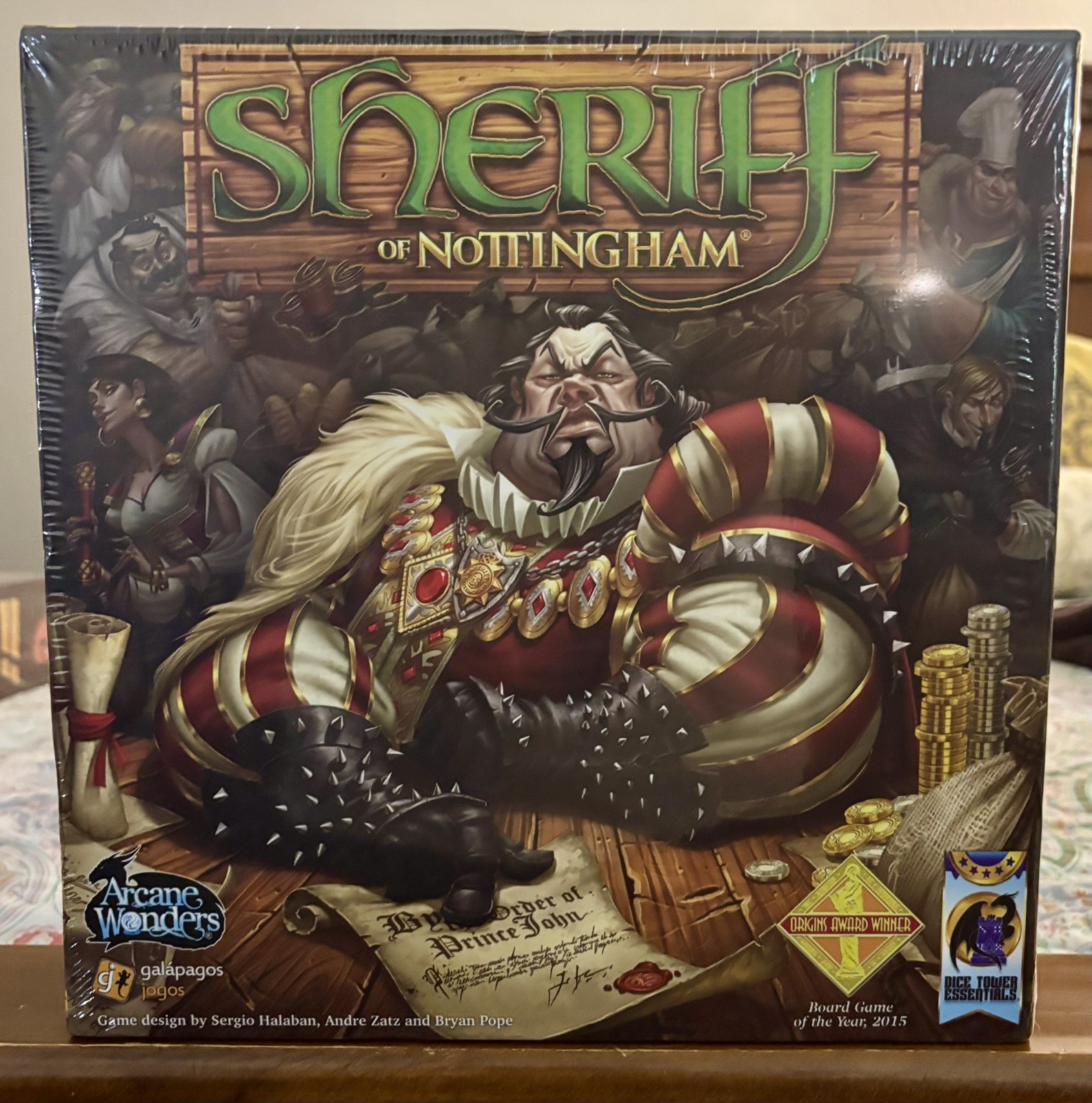 Sheriff of Nottingham Board Game 1st Edition Arcane Wonders – New in Shrink
