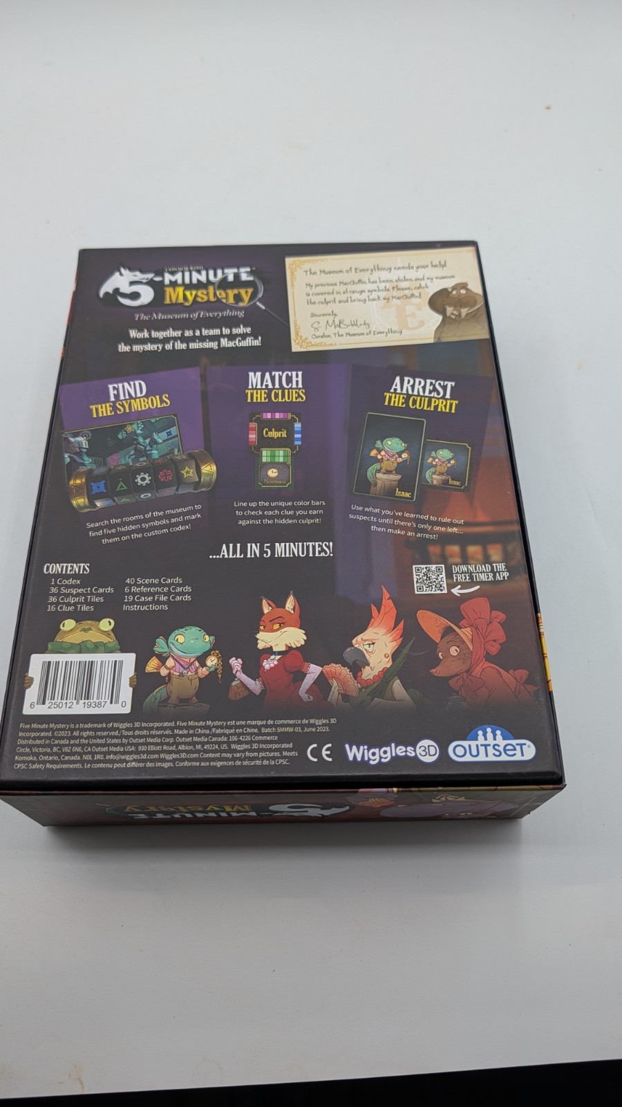 5-Minute Mystery A Chaotic Co-Operative Card Game – Conner Reid – 2023 Complete