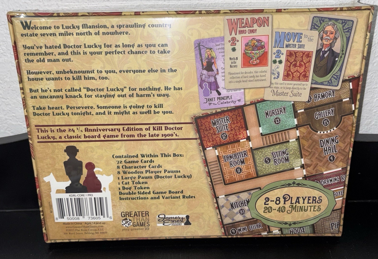 |Greater Than Games| Kill Doctor Lucky Deluxe New In packaged plastic