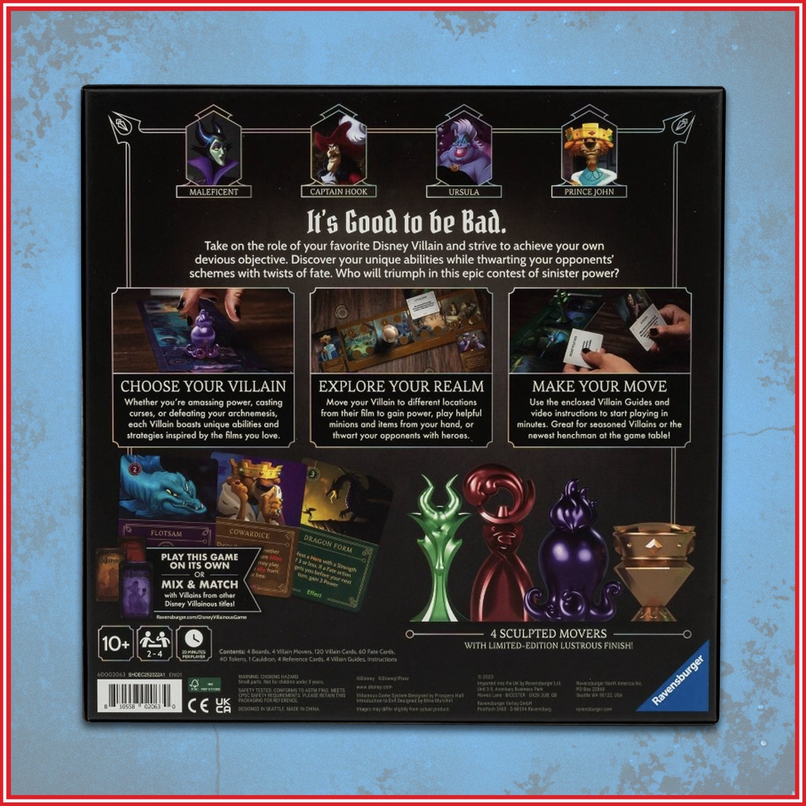 Disney Villainous Introduction To Evil Ravensburger Stand Alone Game Disney 100