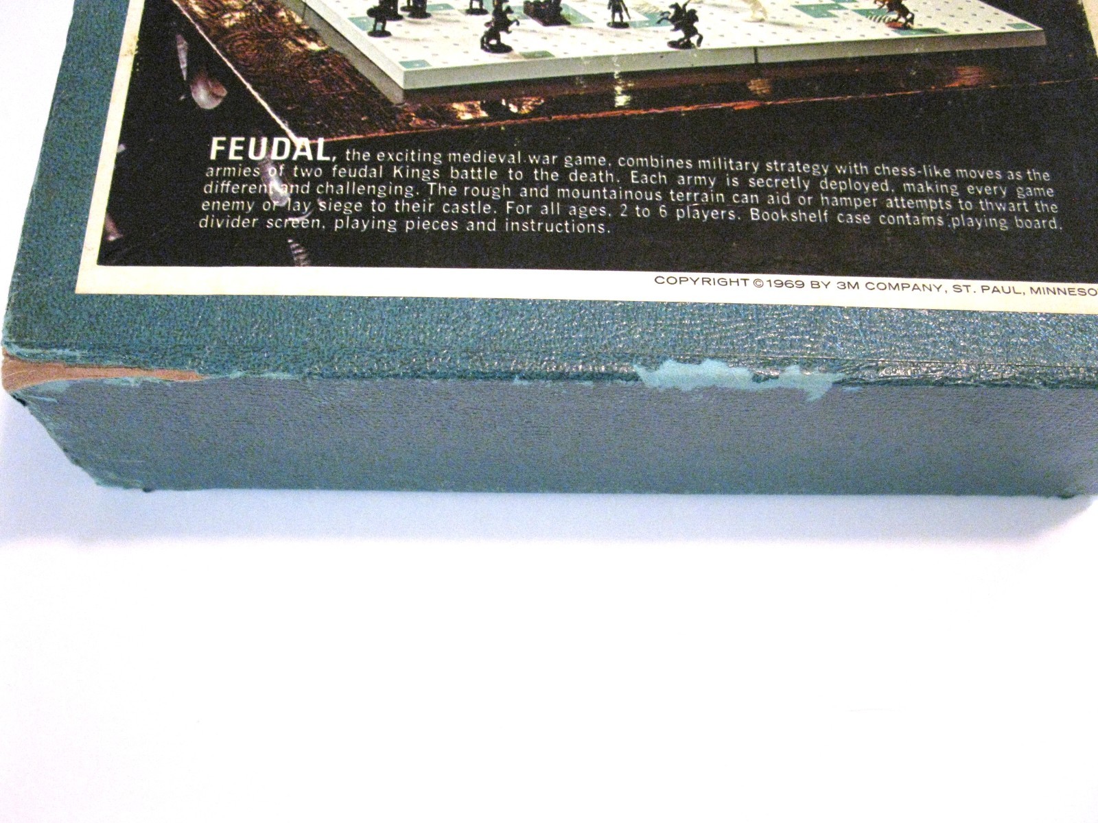 Vintage 1967 Feudal Board Game 3M Comp. Bookshelf Game Siege & Conquest Complete